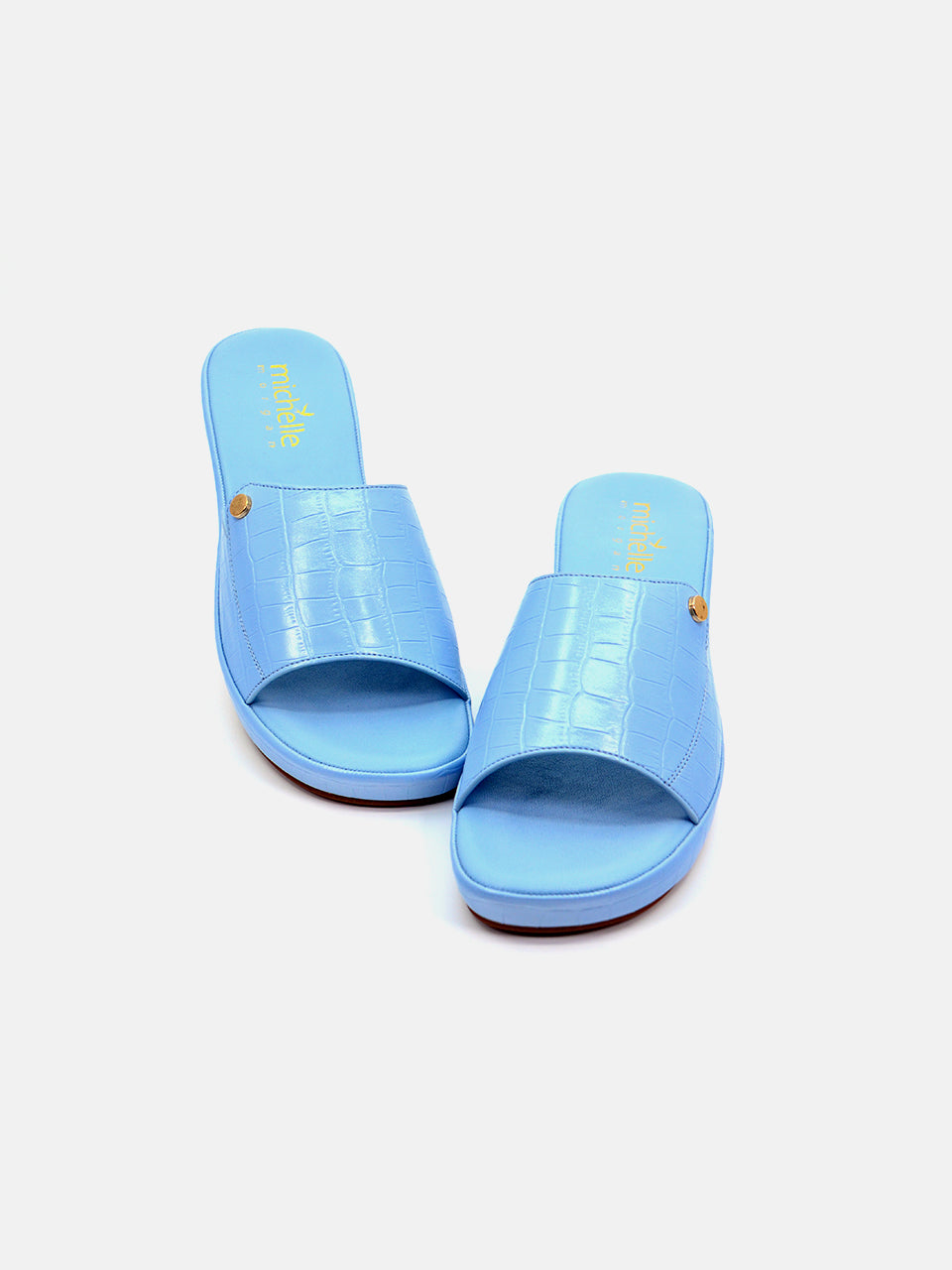 Michelle Morgan 114ZD215 Women's Heeled Sandals #color_Blue