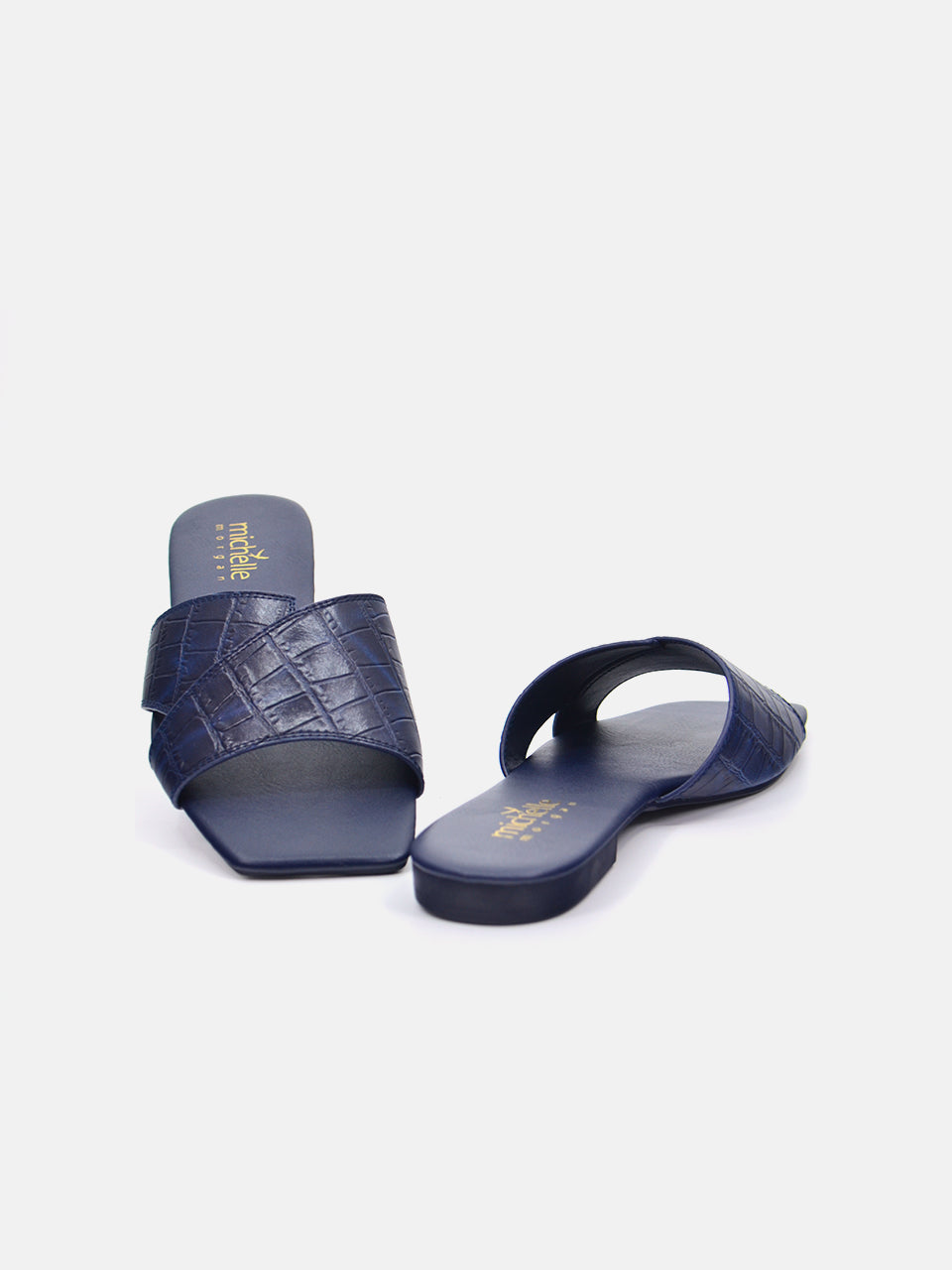 Michelle Morgan 114RJ80C Women's Flat Sandals #color_Blue