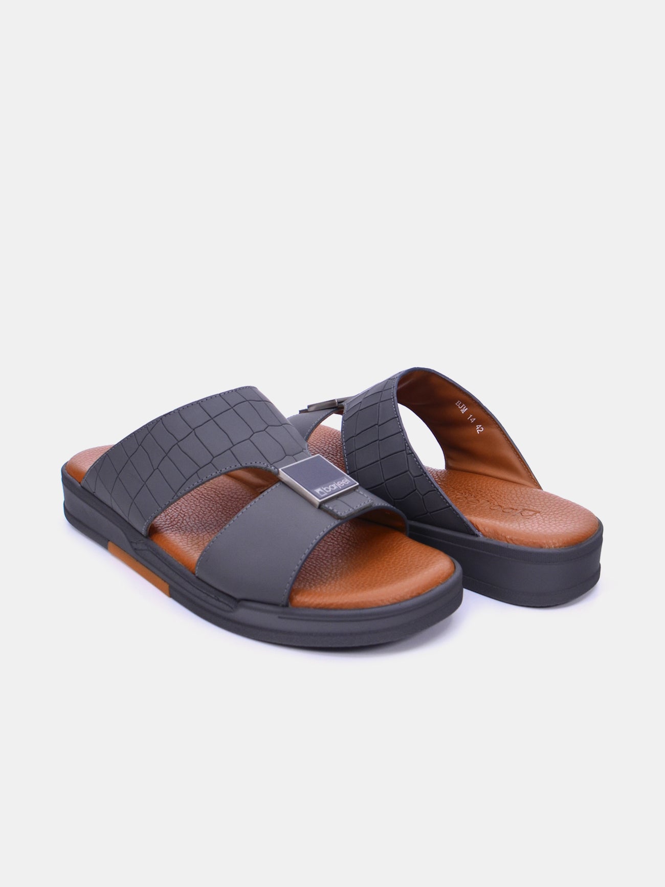 Barjeel Uno BJM 14 Men's Sandals #color_Grey