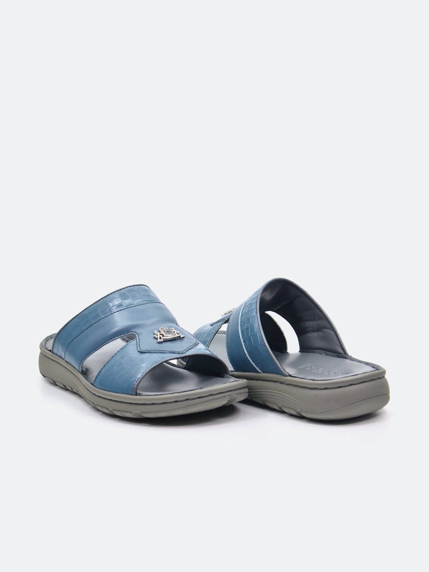 Barjeel Uno 29550-3 Men's Arabic Sandals #color_Grey