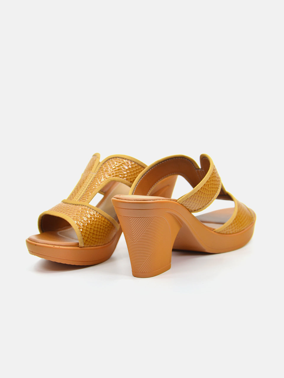 Michelle Morgan 19017-L1 Women's Heeled Sandals #color_Tan