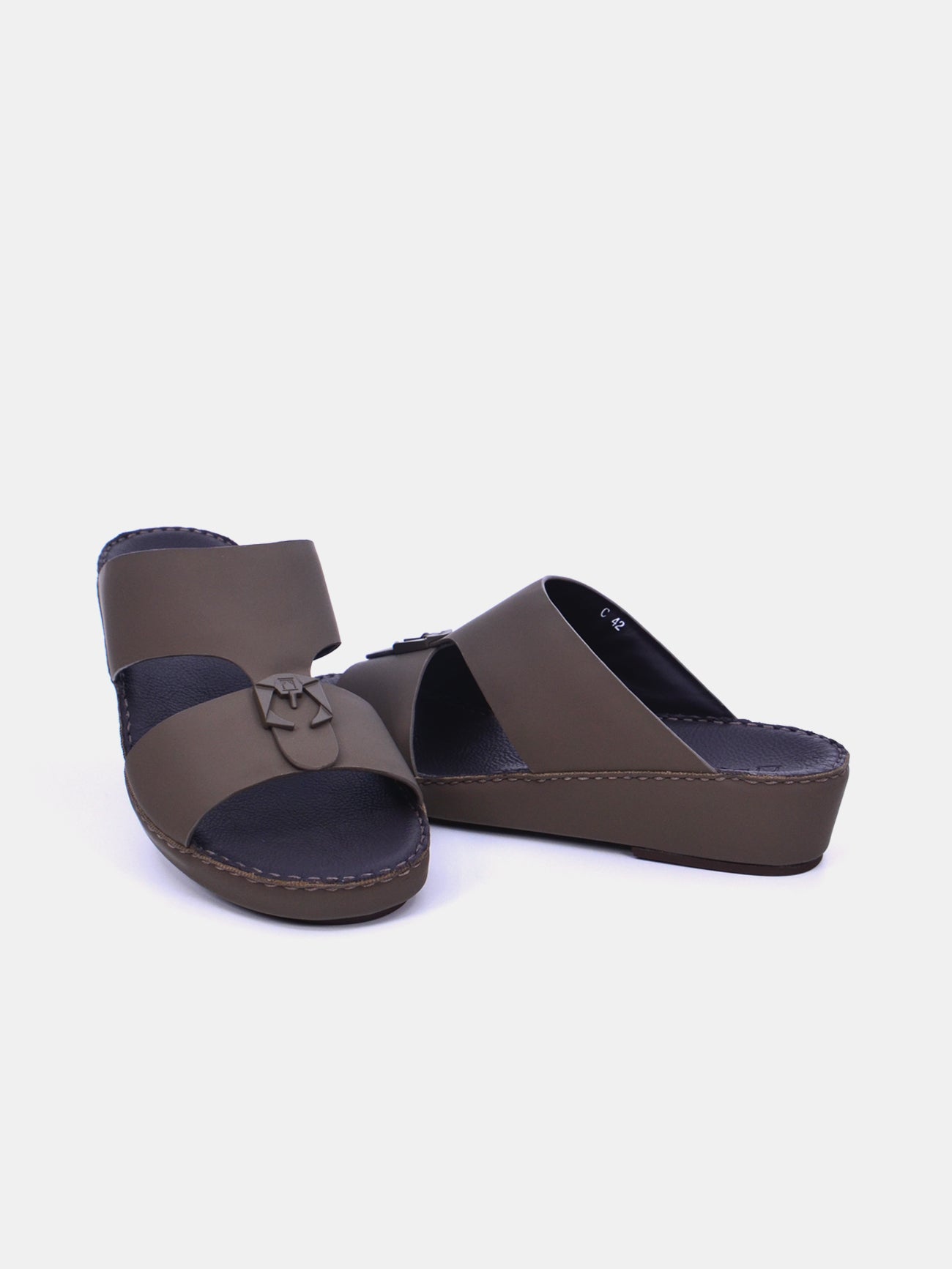 Barjeel Uno Men's Sandals #color_Brown