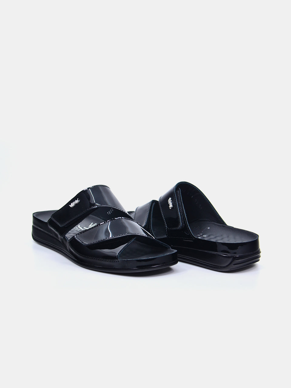 Vital Women's Flat Sandals #color_Black