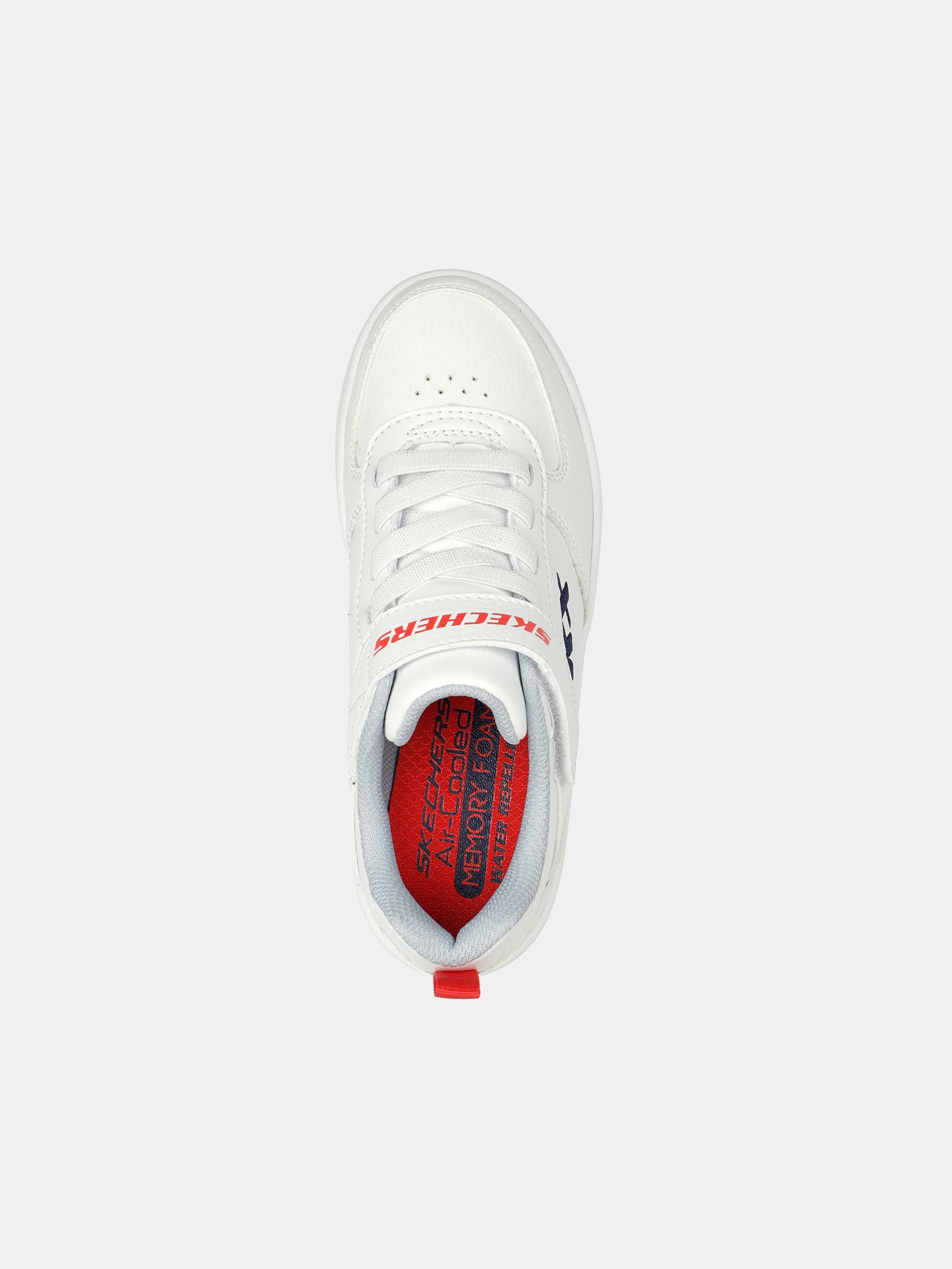 Skechers Boys Sport Court 92 - Zelder Shoes #color_White