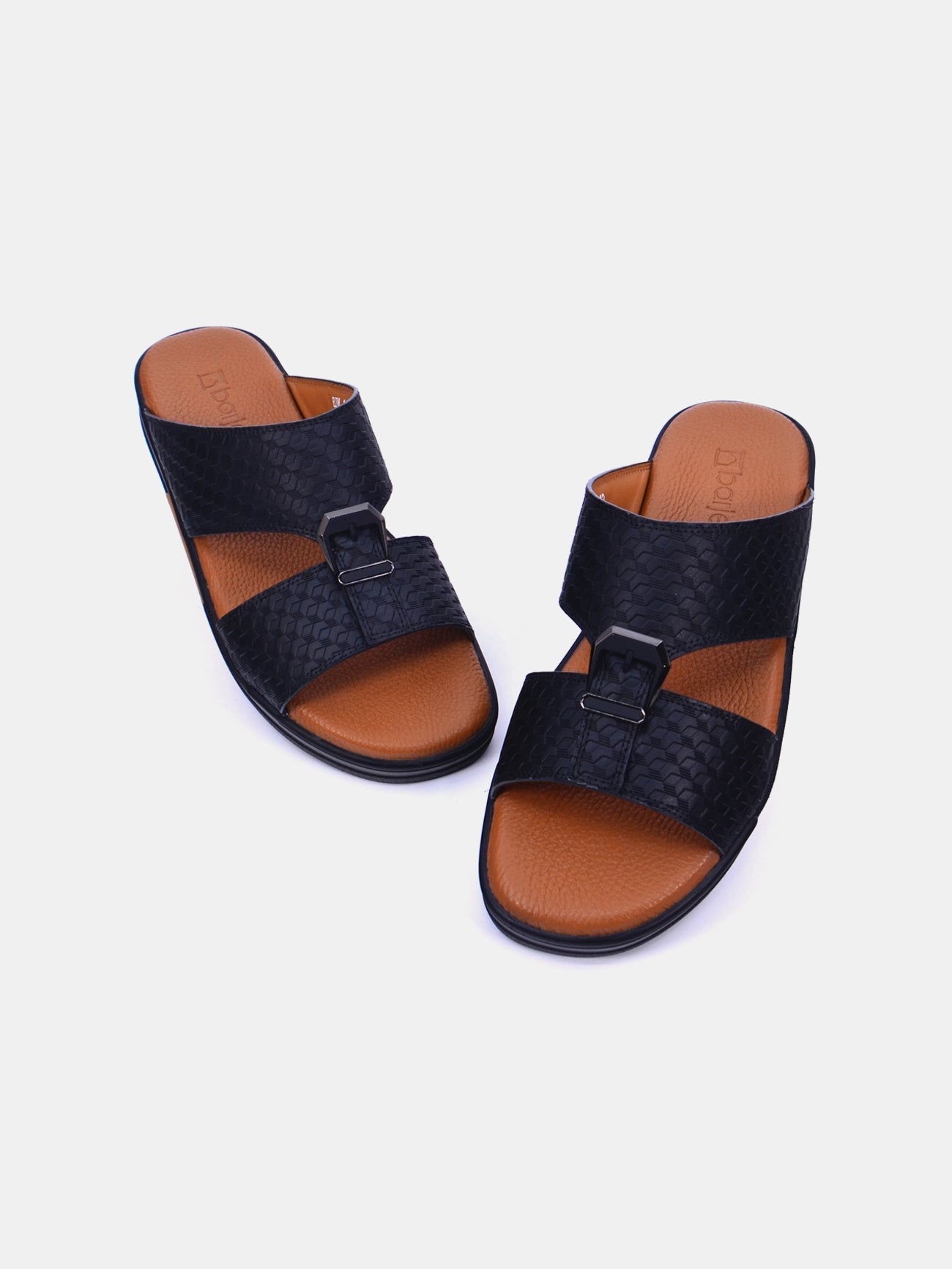 Barjeel Uno BJM 11 Men's Sandals #color_Black