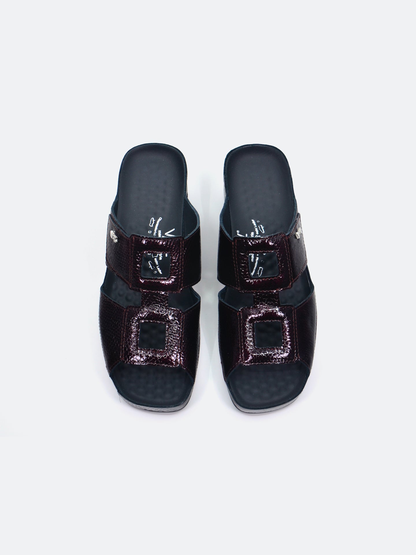 Vital 0813AS Women's Slider Sandals #color_Dark Brown