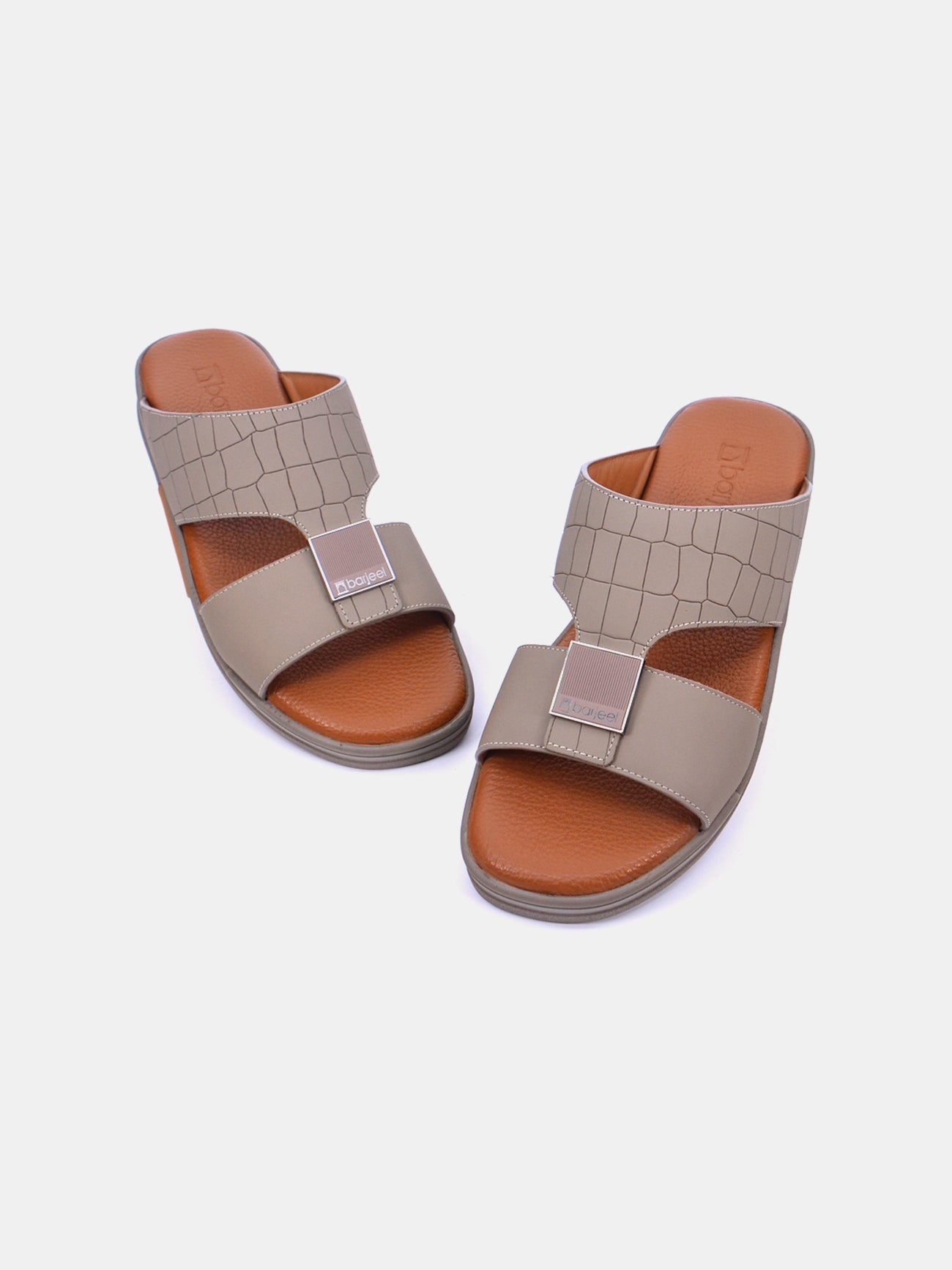 Barjeel Uno BJM 14 Men's Sandals #color_Beige