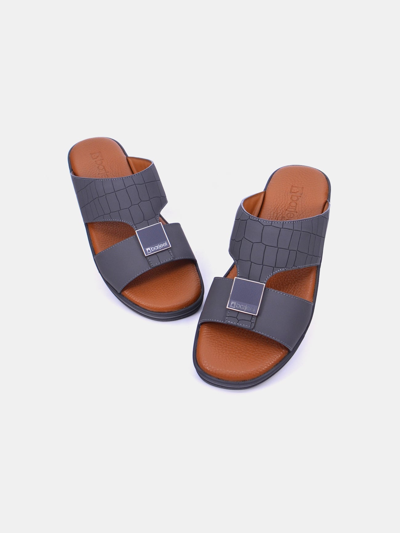 Barjeel Uno BJM 14 Men's Sandals #color_Grey