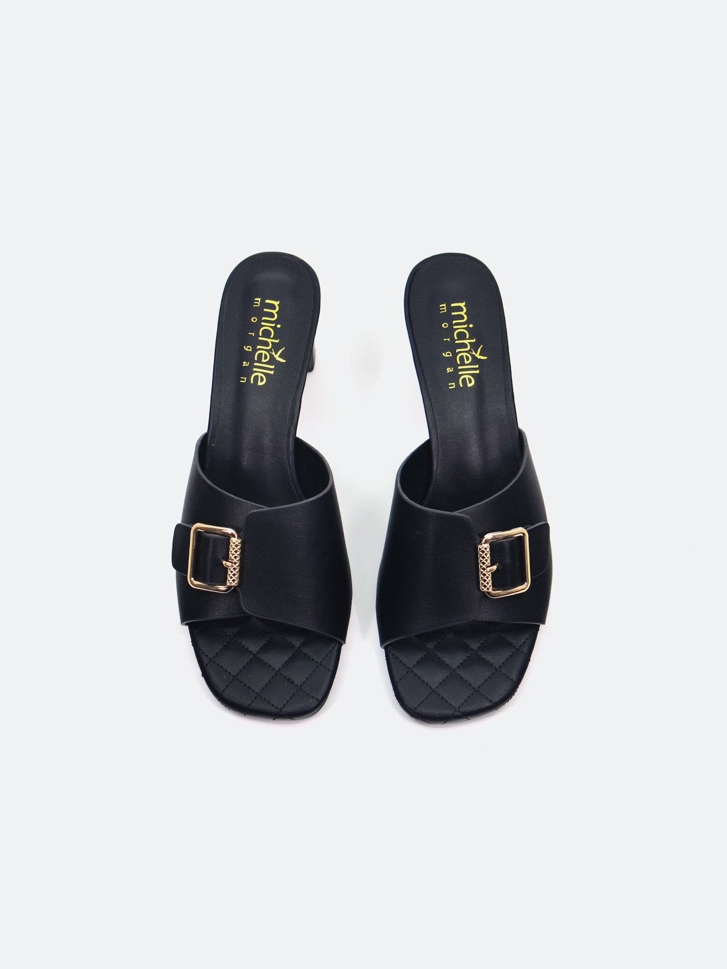 Michelle Morgan 113RJ282 Women's Heeled Sandals #color_Black