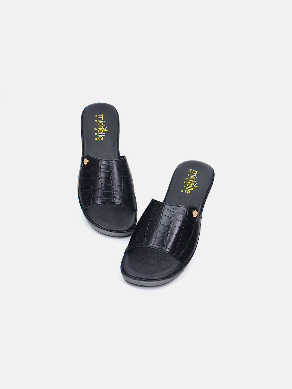 Michelle Morgan 114ZD215 Women's Heeled Sandals #color_Black