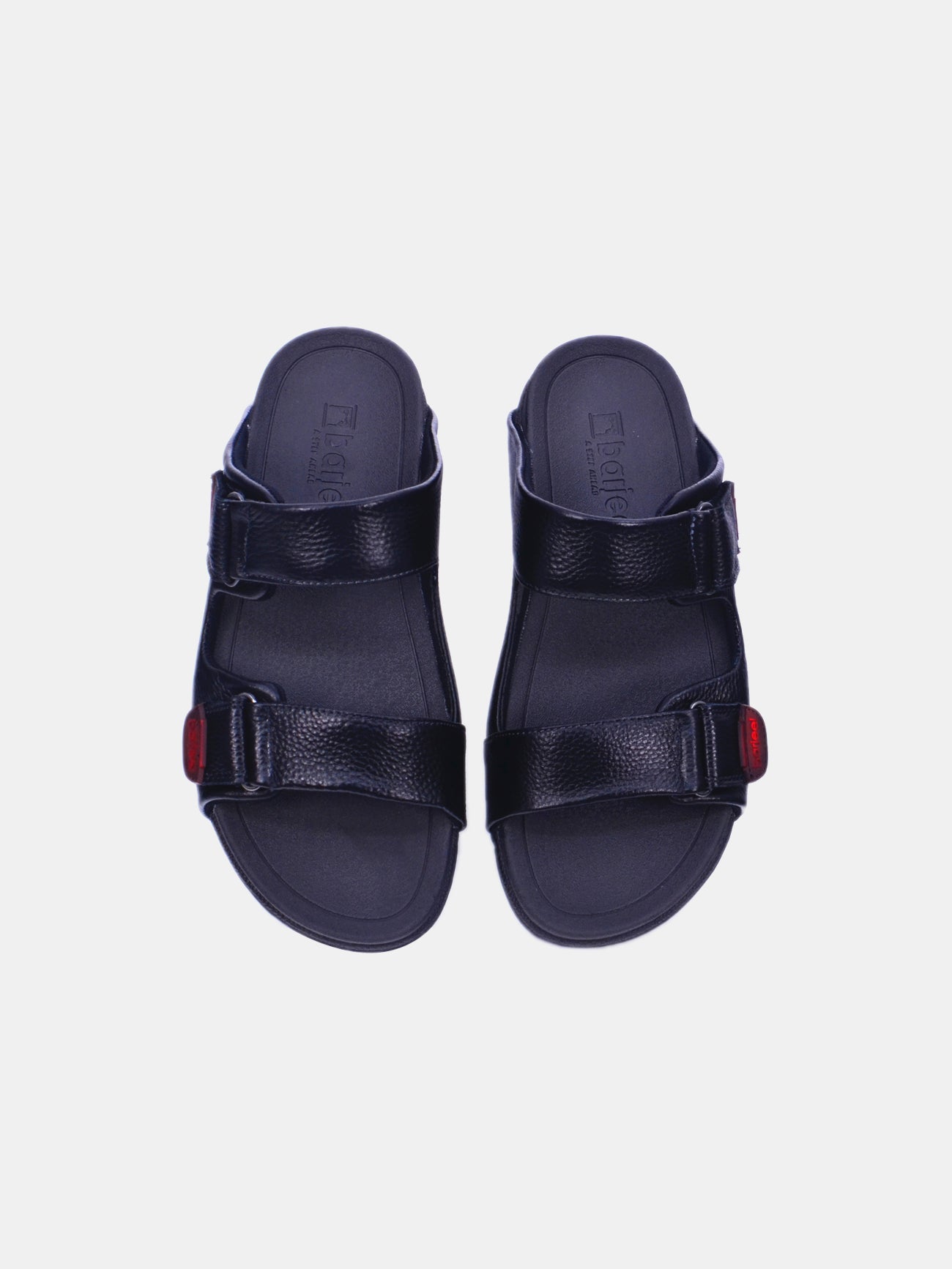 Barjeel Uno 20272 Men's Arabic Sandals #color_Black