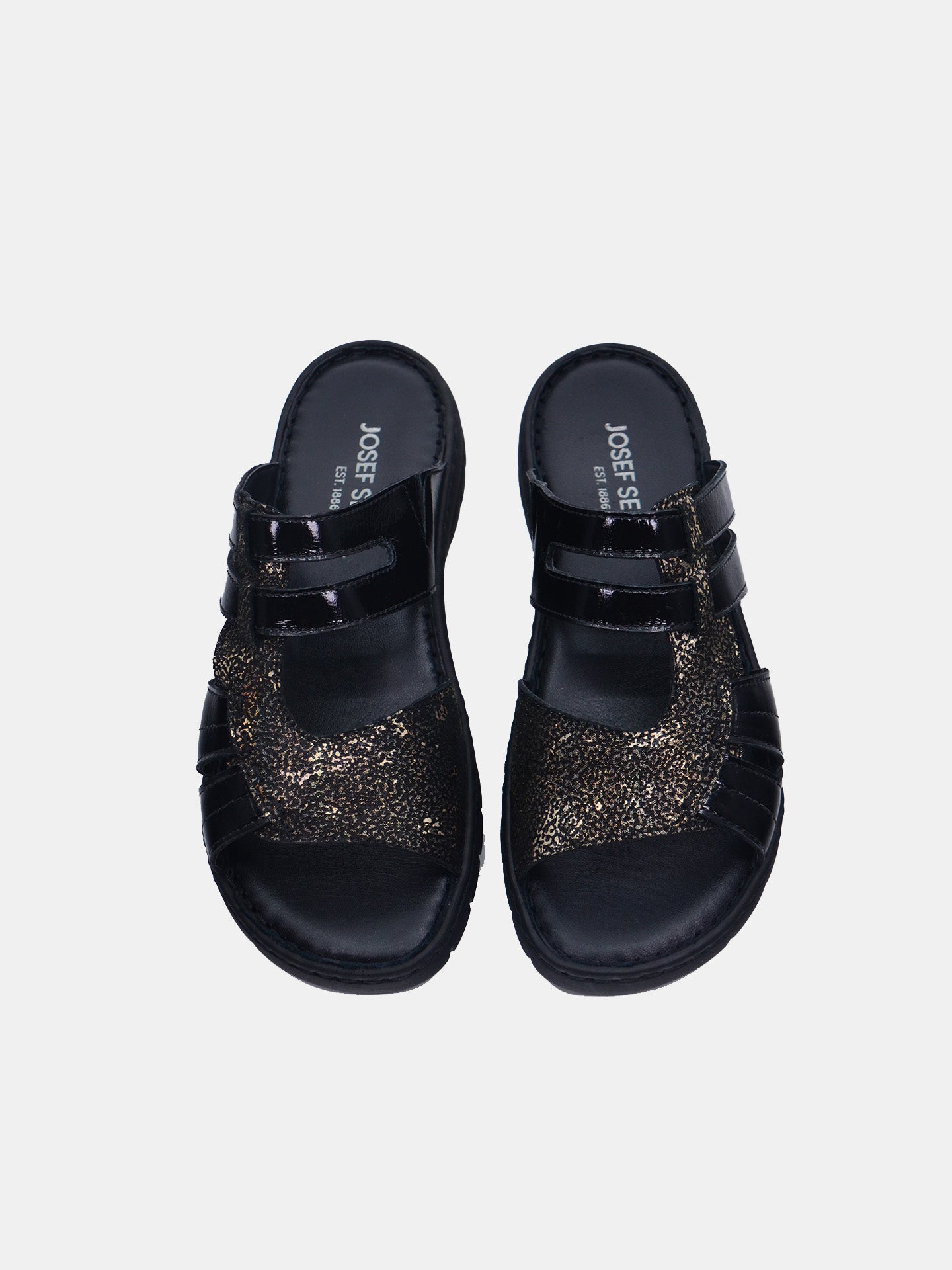 Josef Seibel 93435AR Women's Slider Sandals #color_Black