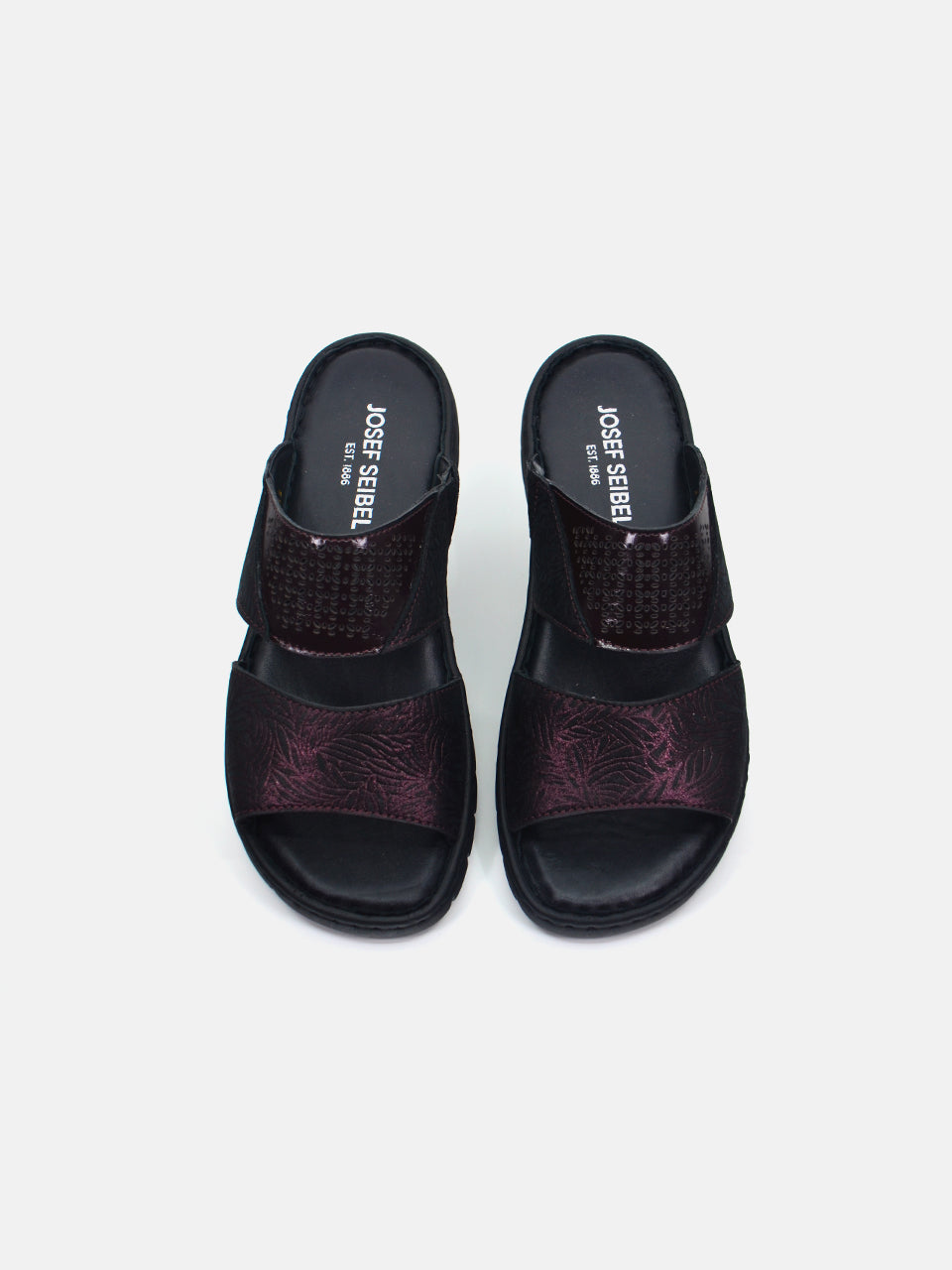 Josef Seibel Women's Slider Sandals #color_Maroon