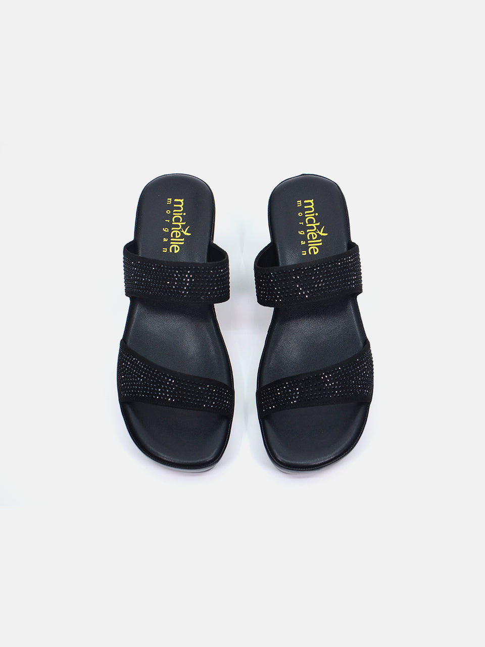Michelle Morgan 114ZD211 Women's Heeled Sandals #color_Black