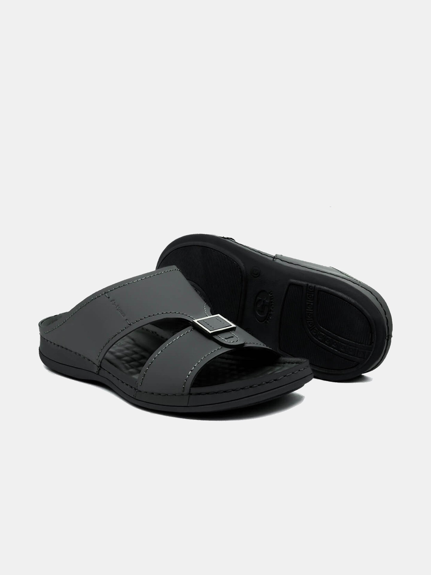 Al Maidan K-793 Men's Arabic Sandals #color_Grey