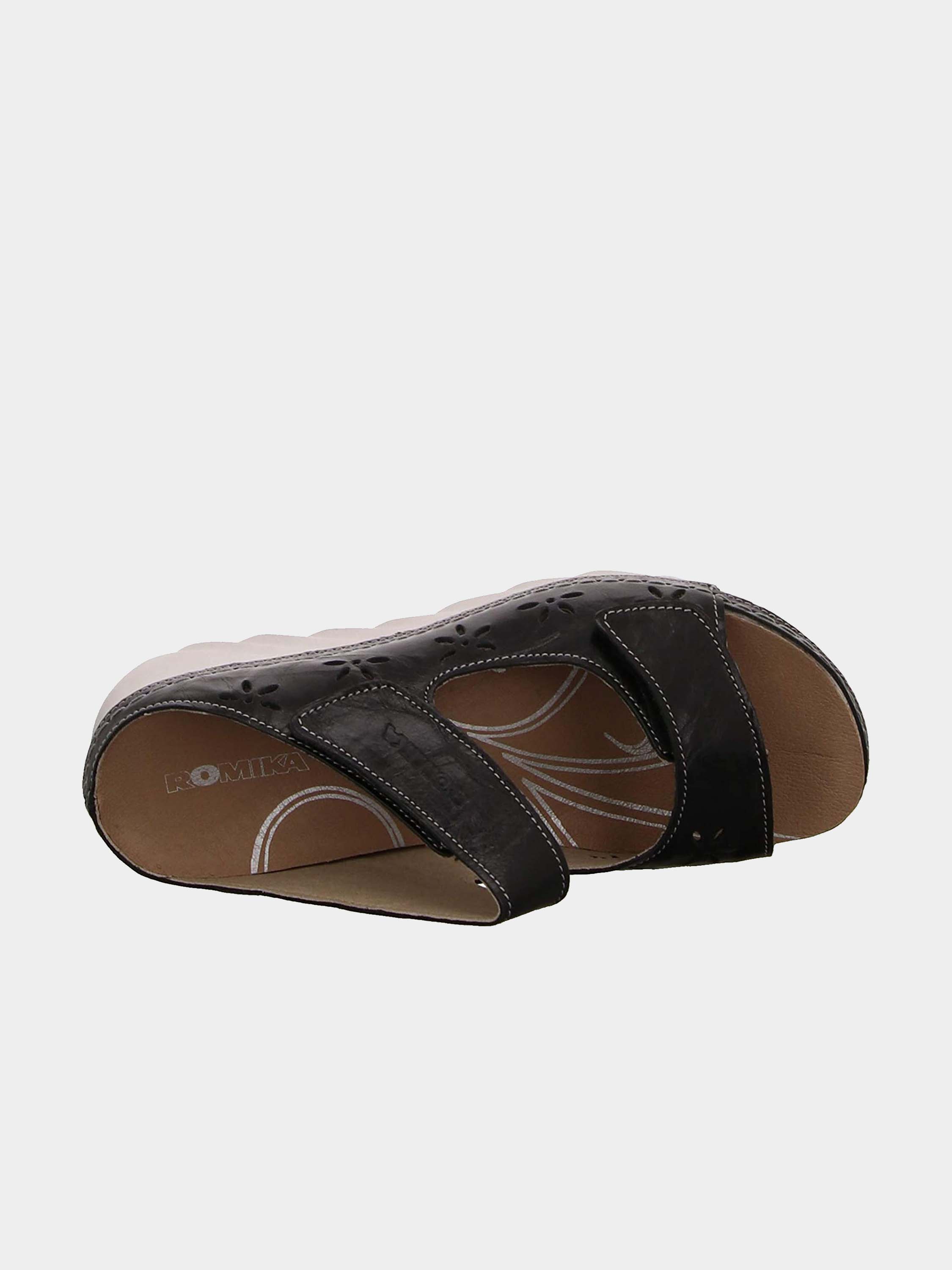 Romika Women's Salem 08 Slider Sandals #color_Black
