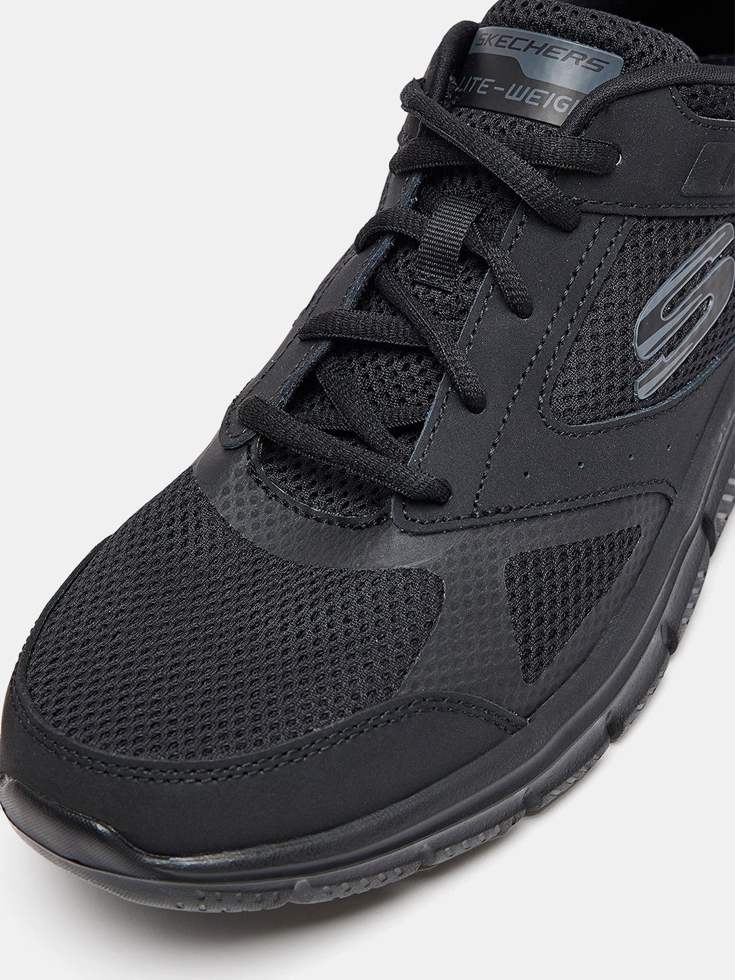 Skechers Men's Track - Syntac Trainers #color_Black