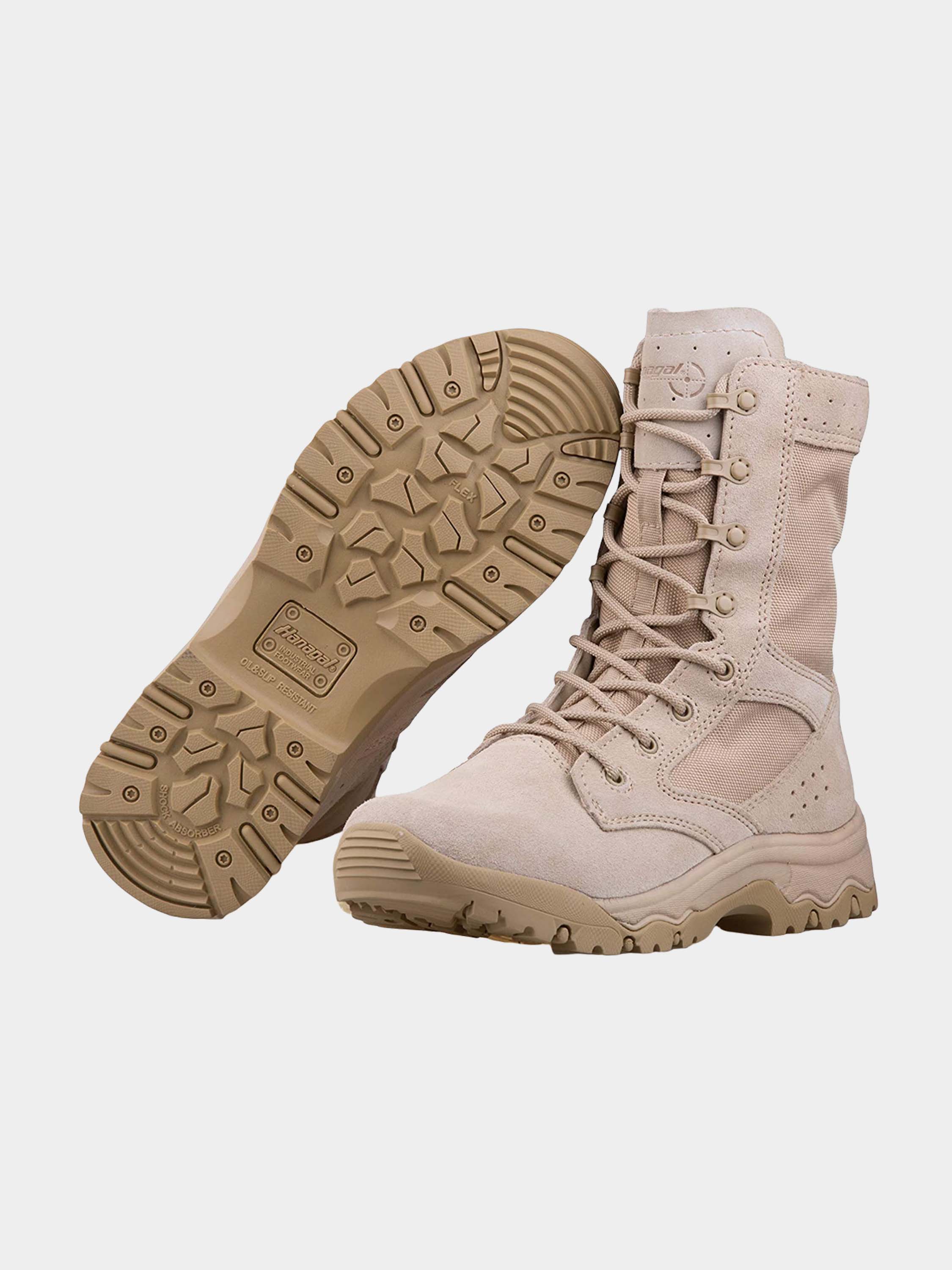 Hanagal Men's Wild Camels Tactical Boots #color_Beige