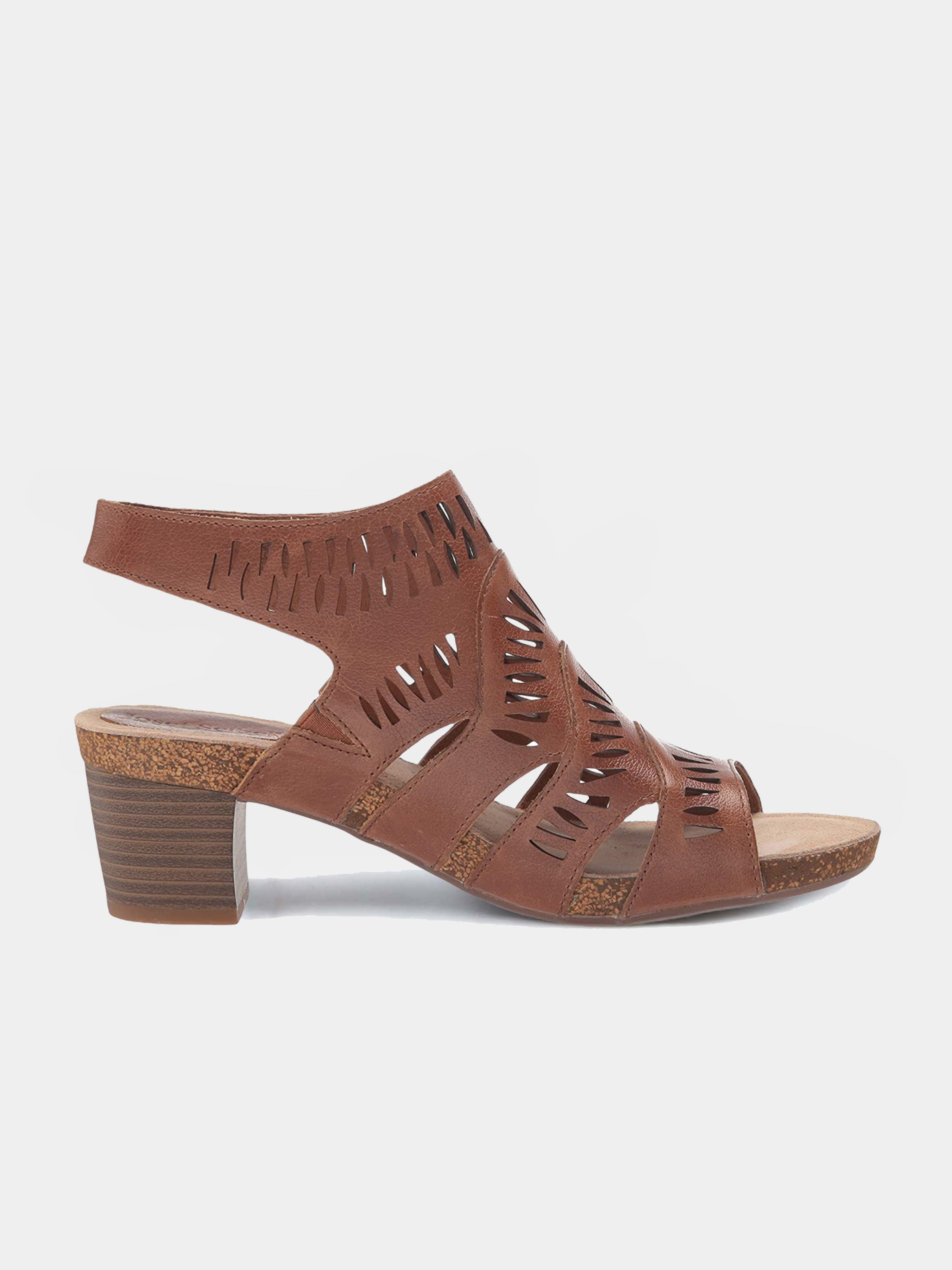 Josef Seibel Sunny 02 Back Strap Sandals #color_Brown