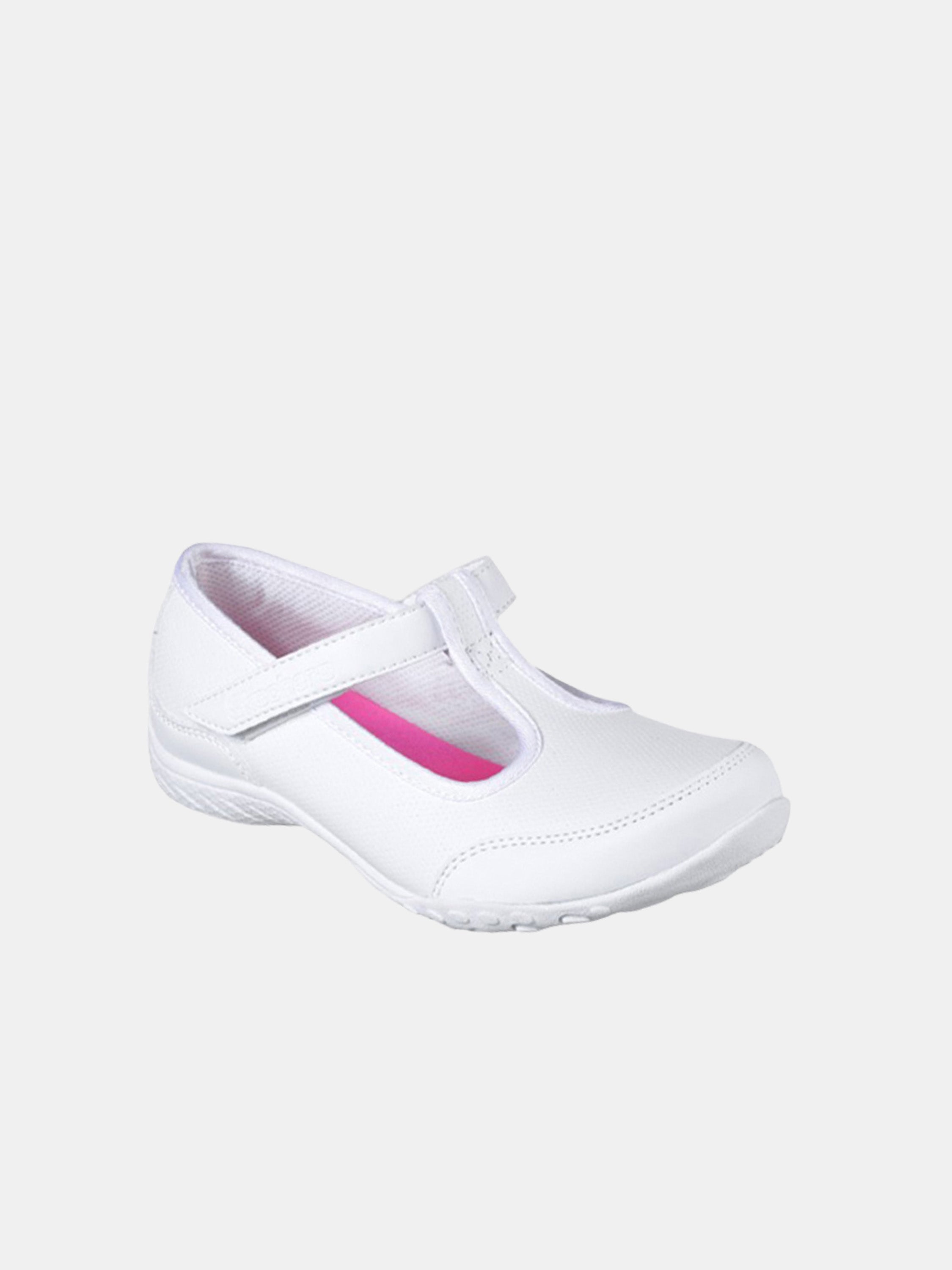 Skechers Relaxed Fit: Breathe Easy - Playground Princess #color_White