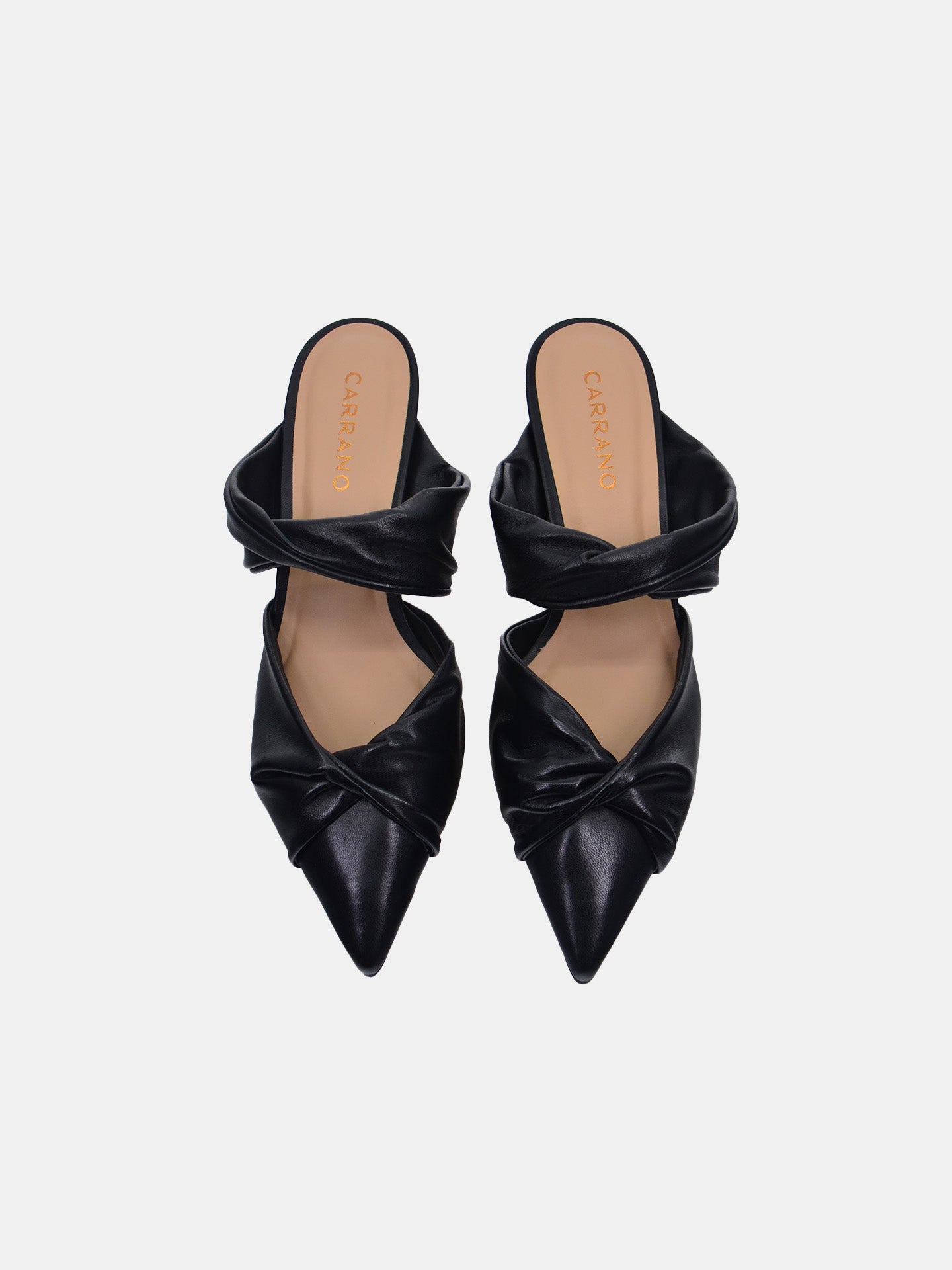 Carrano Women's 439001 Mestico Heeled Sandals #color_Black