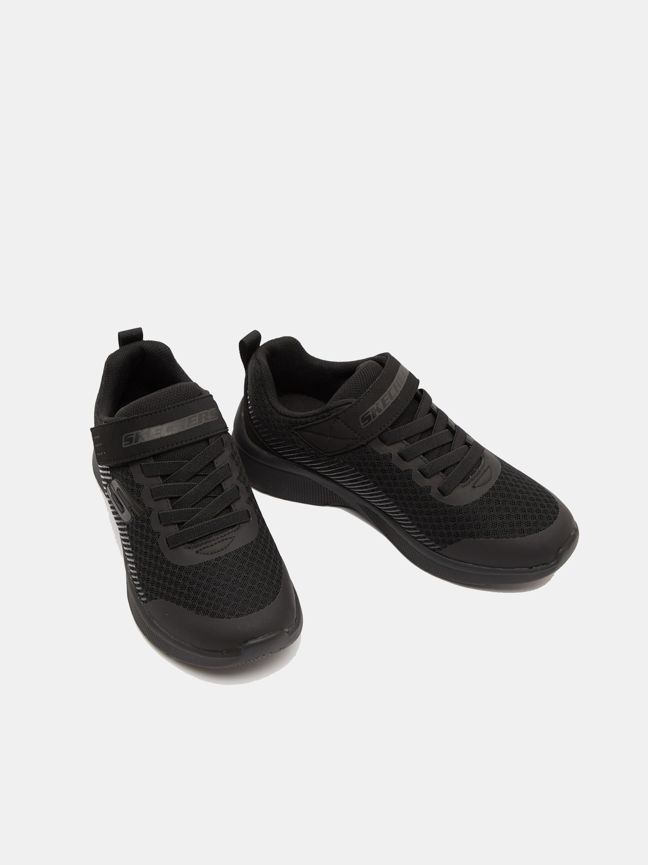 Skechers Boys Microspec - Gorza Shoes #color_Black