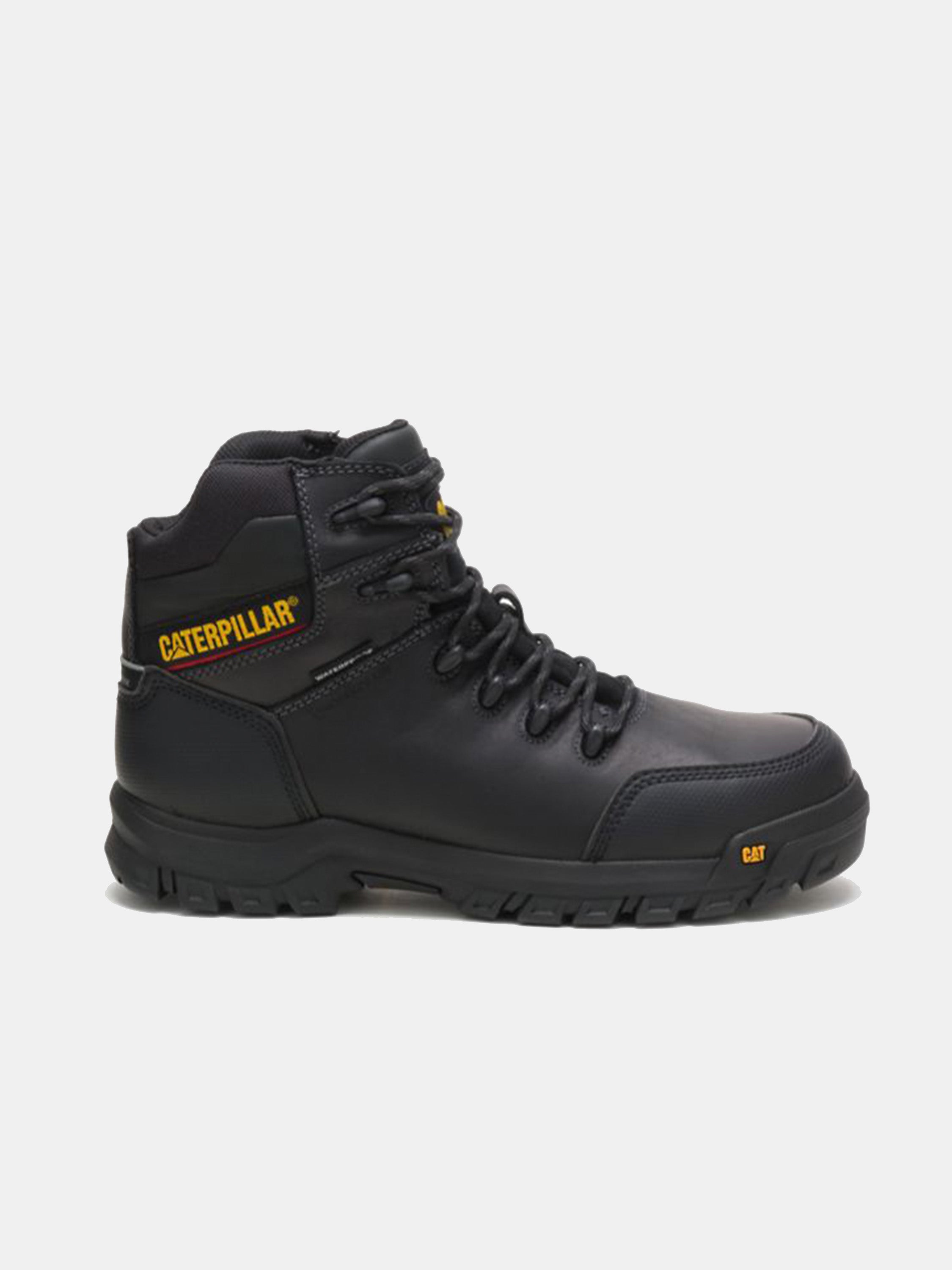 Caterpillar Men's Resorption Waterproof Composite Toe Work Boot #color_Black