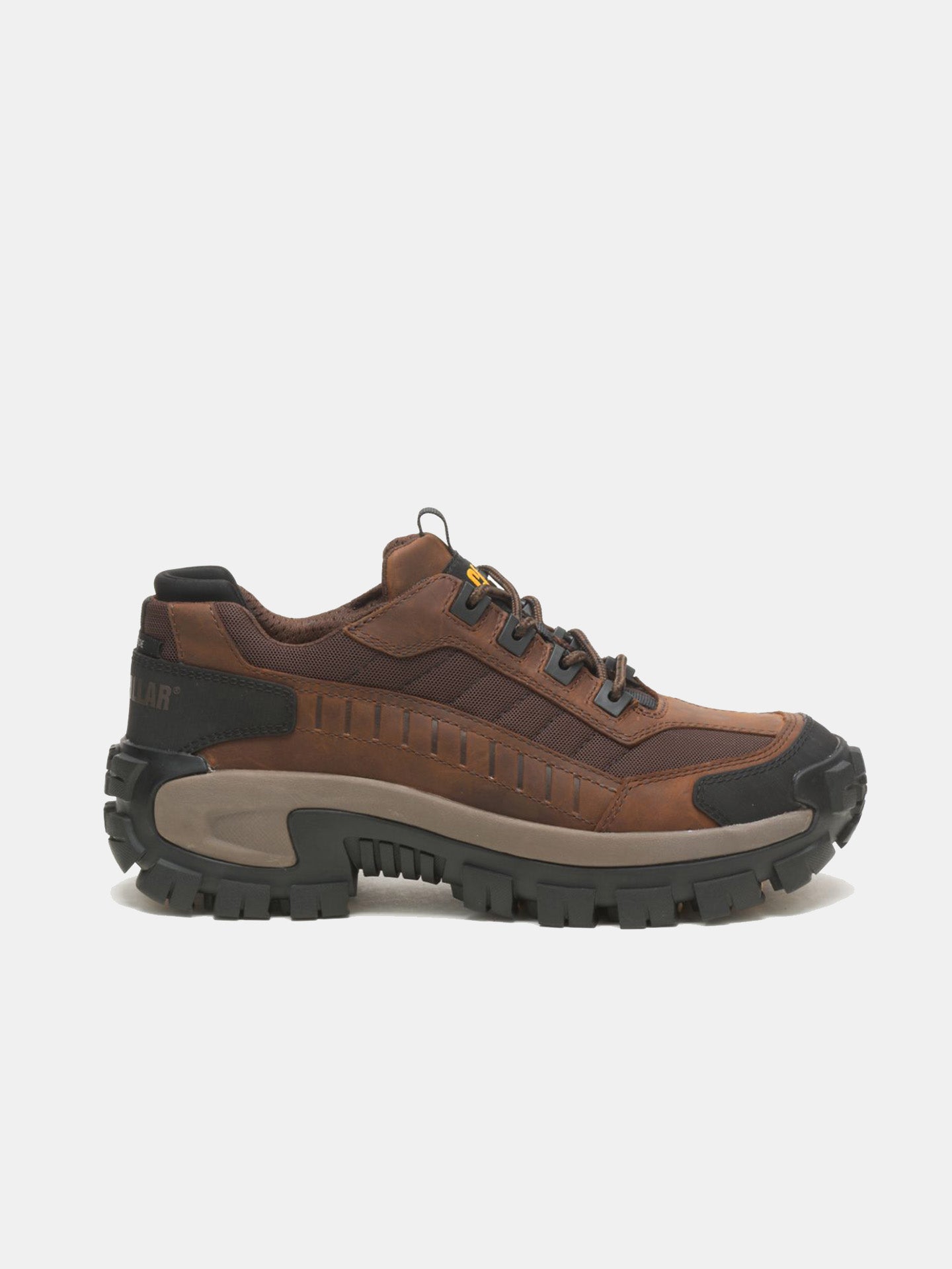 Caterpillar Men's Invader Steel Toe Work Shoe #color_Brown