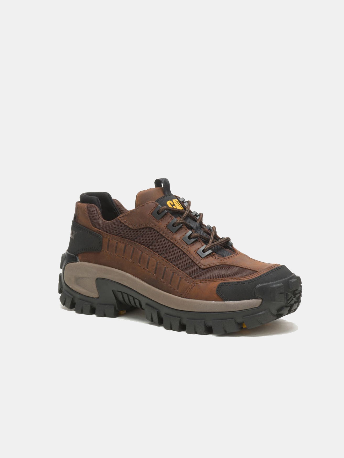 Caterpillar Men's Invader Steel Toe Work Shoe #color_Brown