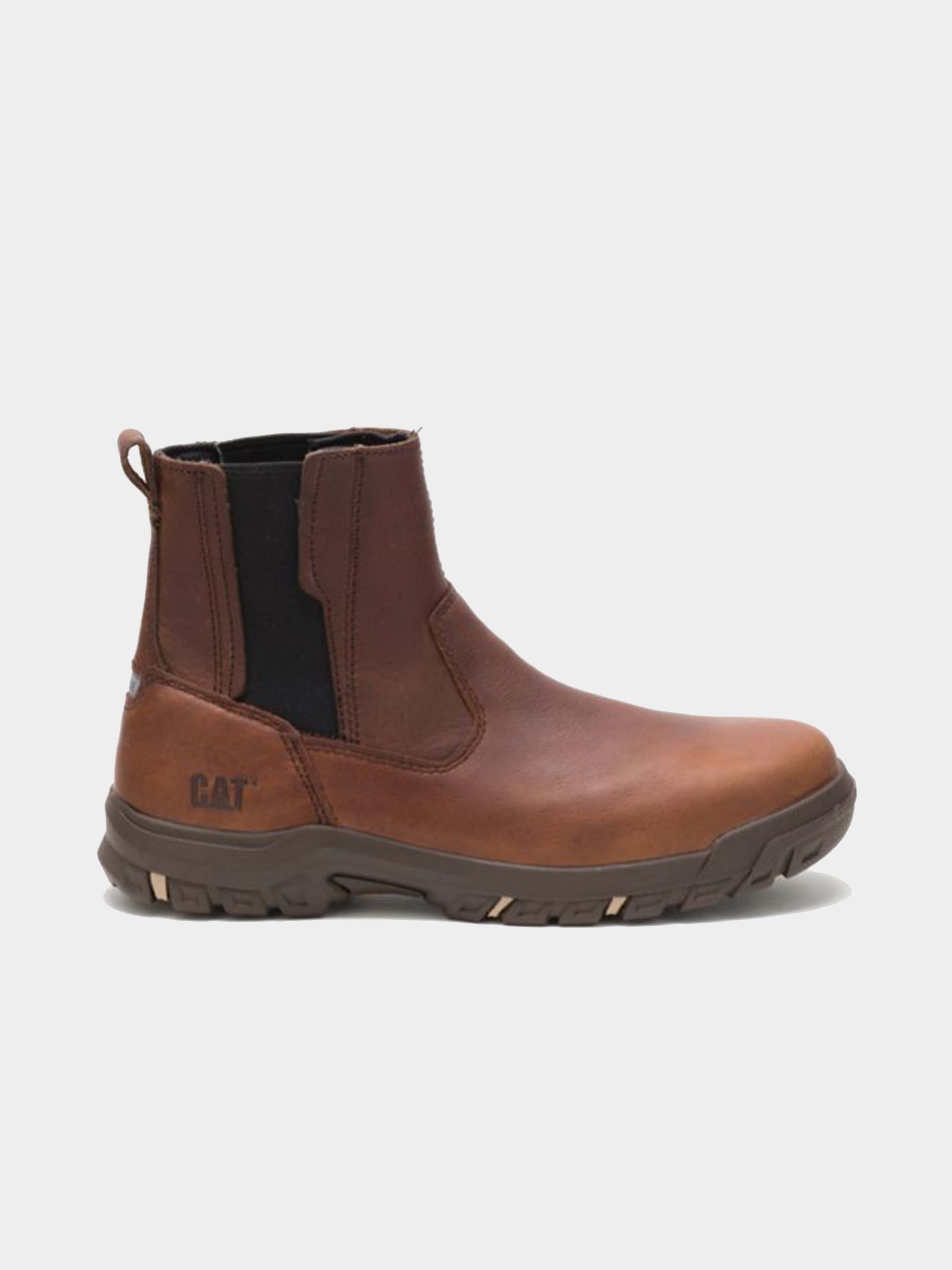 Caterpillar Women's Abbey Steel Toe Work Boot #color_Brown