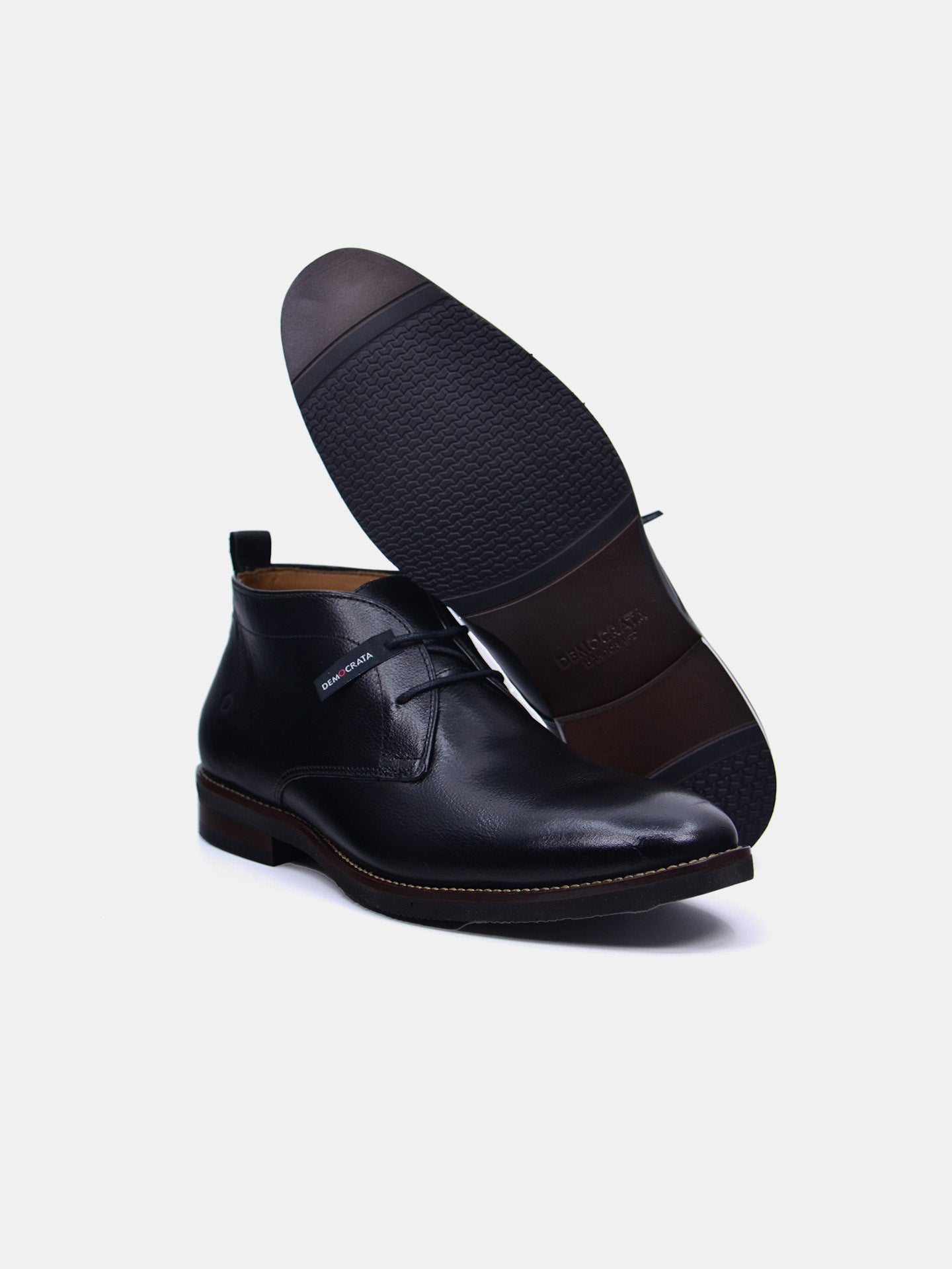 Democrata Men's Botita Roy Light Formal Boots #color_Black