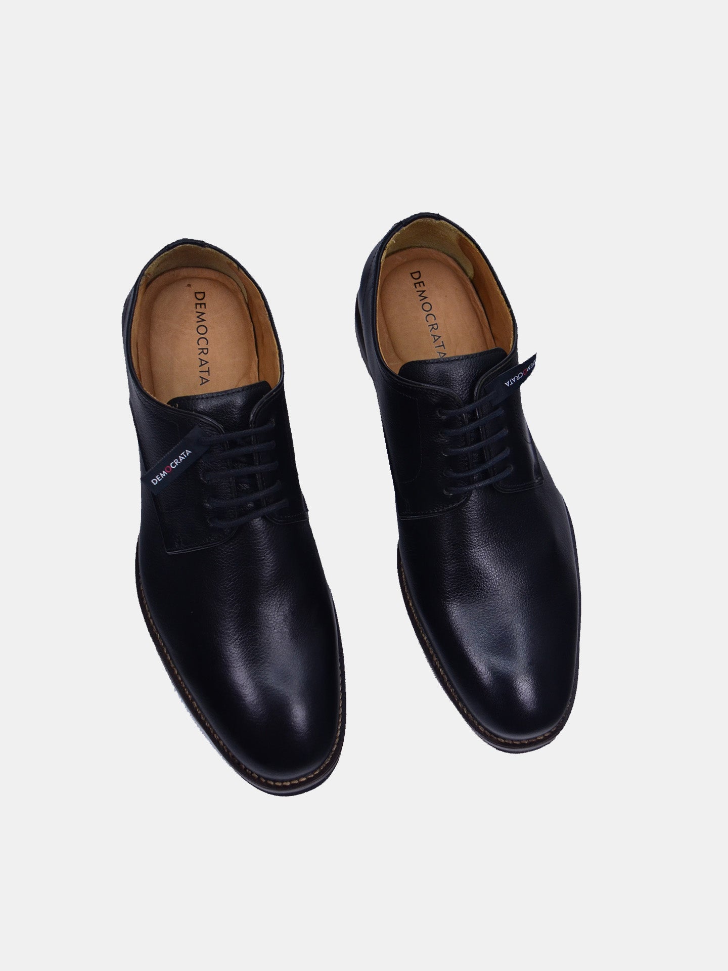 Democrata Men's Roy Light Formal Shoes #color_Black