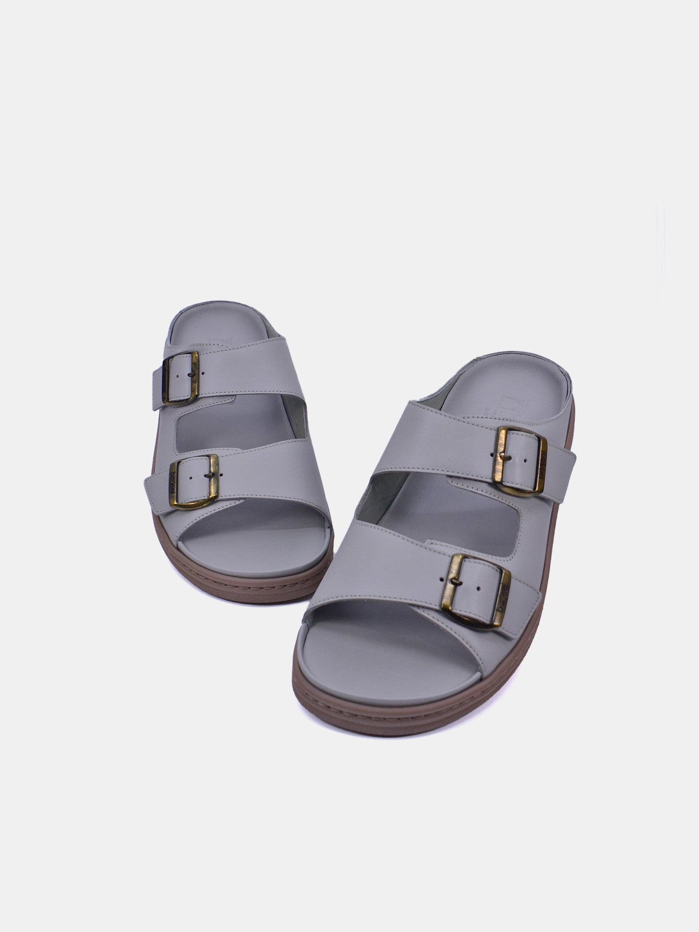 Barjeel Uno 23810 Men's Arabic Sandals #color_Grey