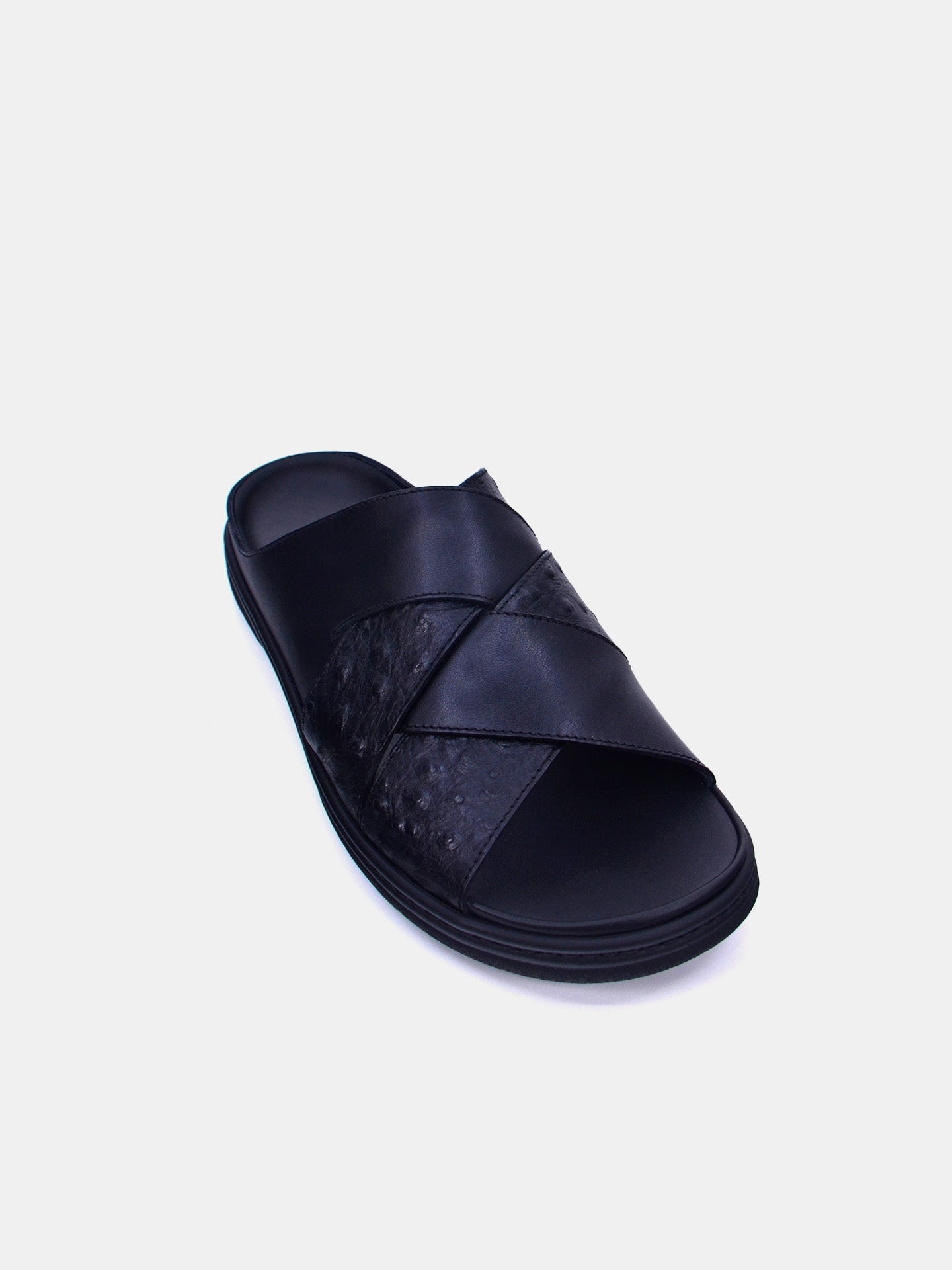 Barjeel Uno 2339 Men's Arabic Sandals #color_Black