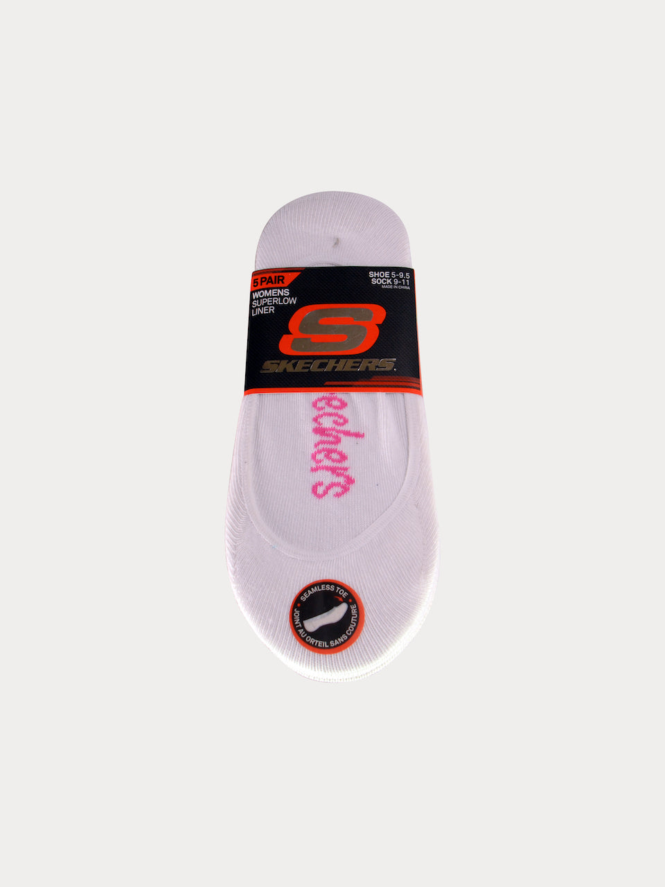 Skechers Girls 5 Pack Superlow Sport Liner Socks #color_White