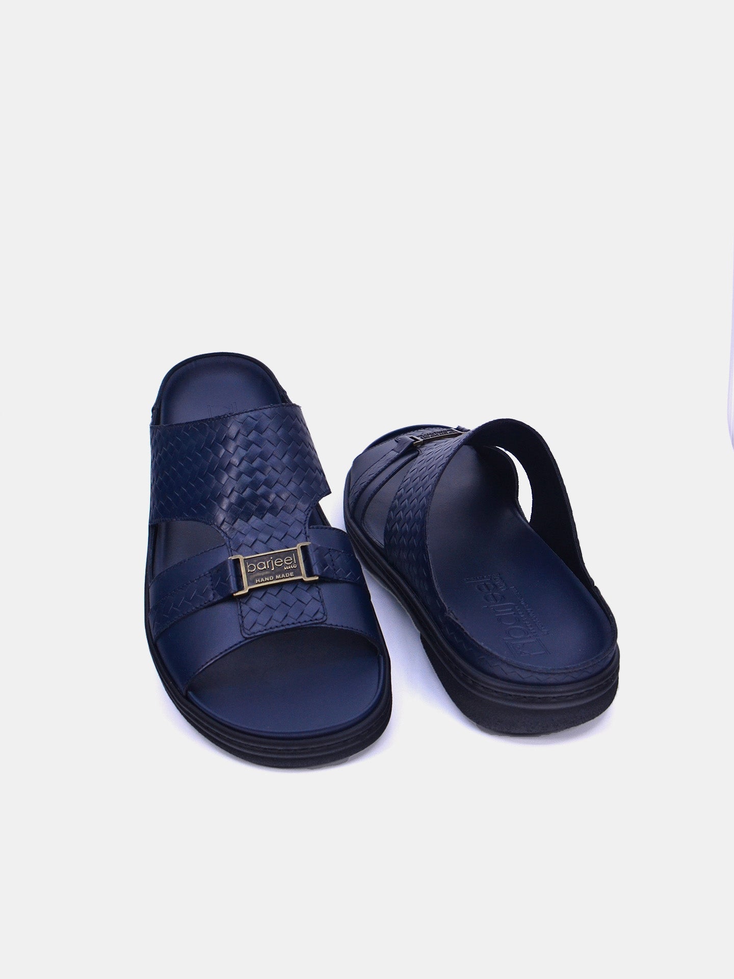 Barjeel Uno 2372 Men's Arabic Sandals #color_Navy