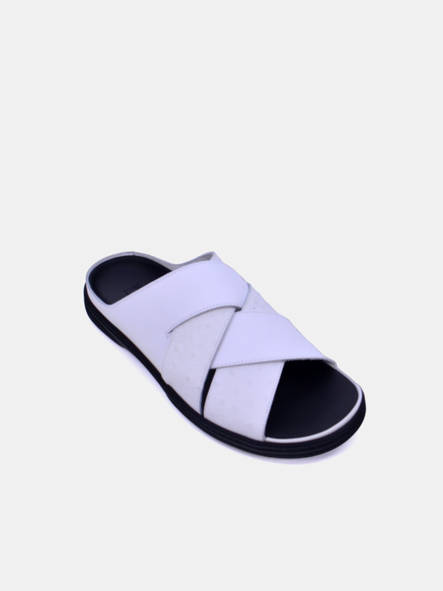 Barjeel Uno 2339 Men's Arabic Sandals #color_White