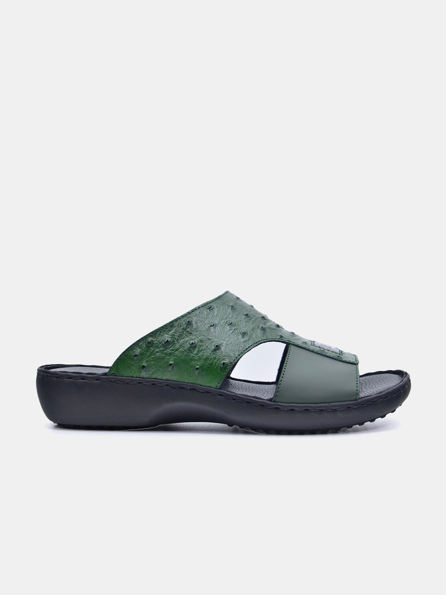 Josef Seibel 44189 Men's Slider Sandals #color_Green