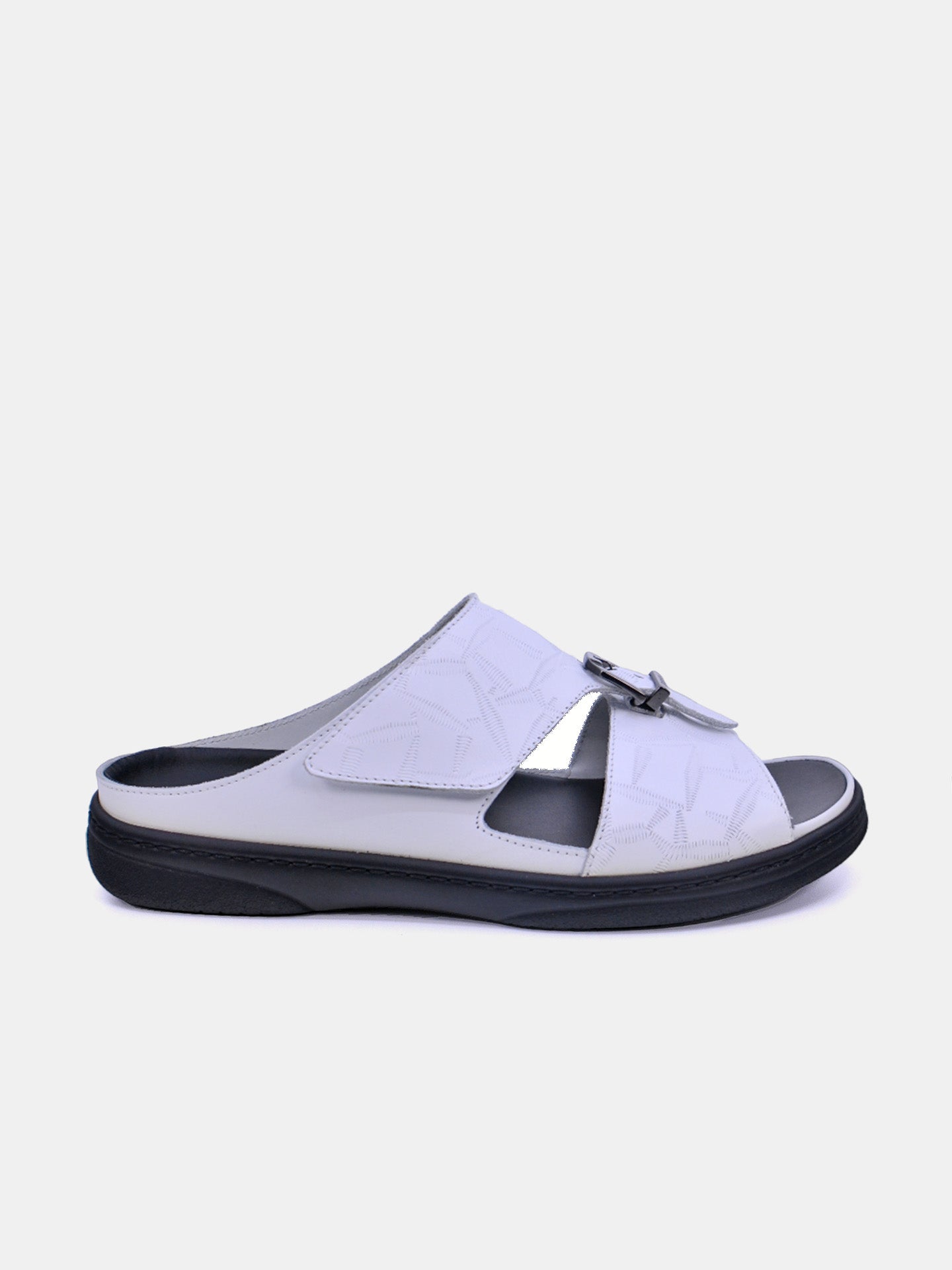 Barjeel Uno 23826 Men's Sandals #color_White