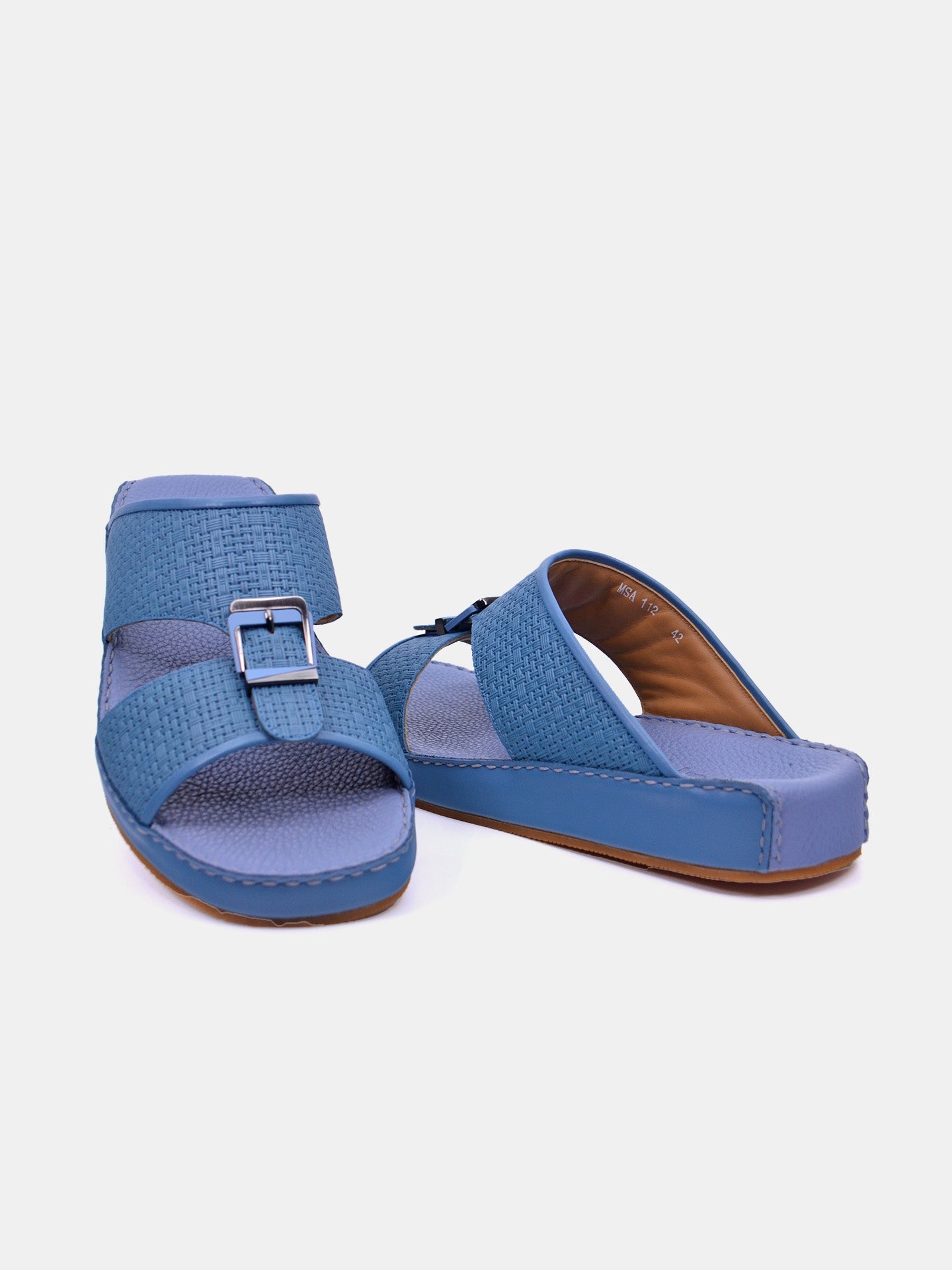 Barjeel Uno MSA-112 Men's Arabic Sandals #color_Blue