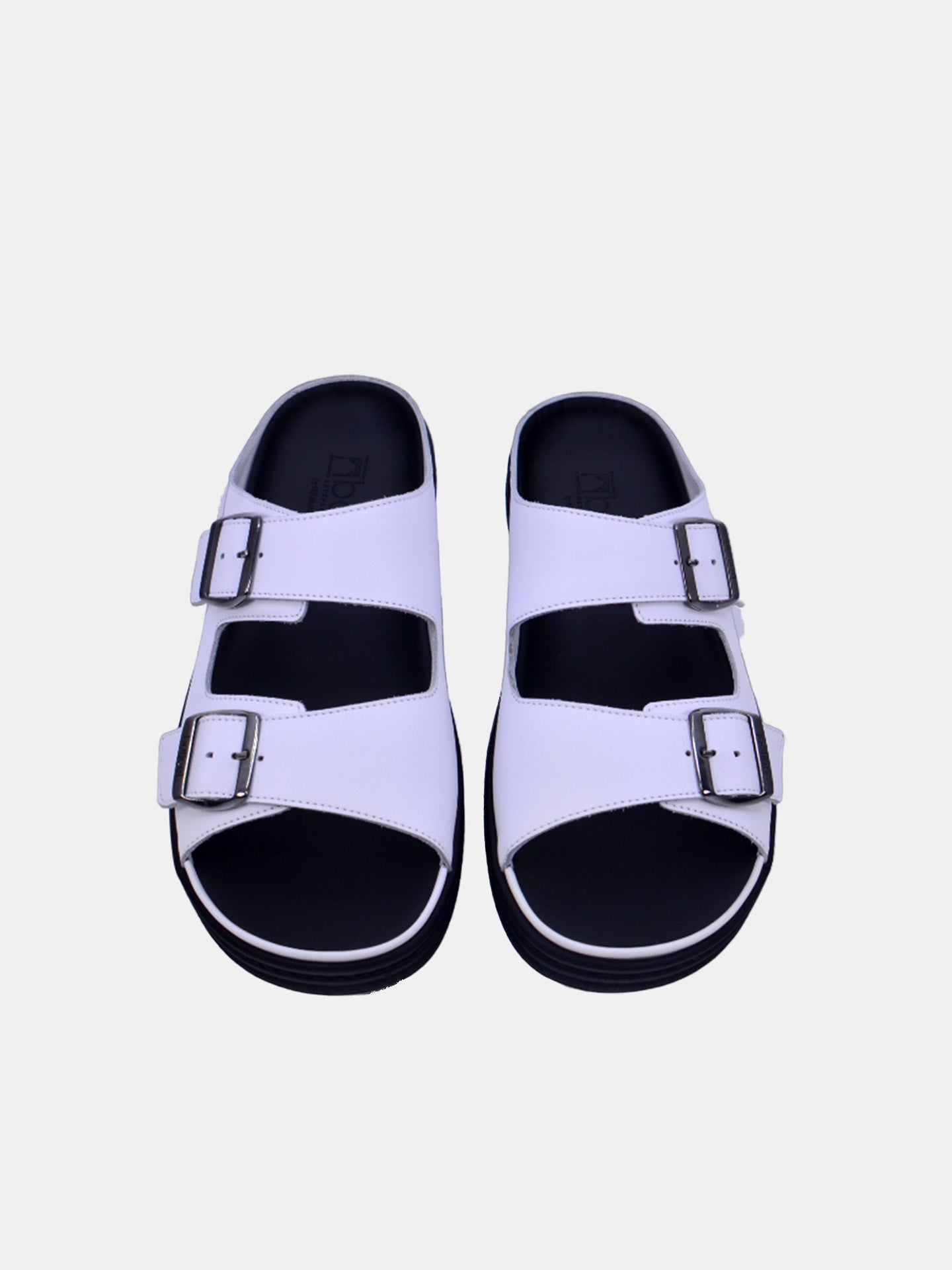 Barjeel Uno 23810 Men's Arabic Sandals #color_White