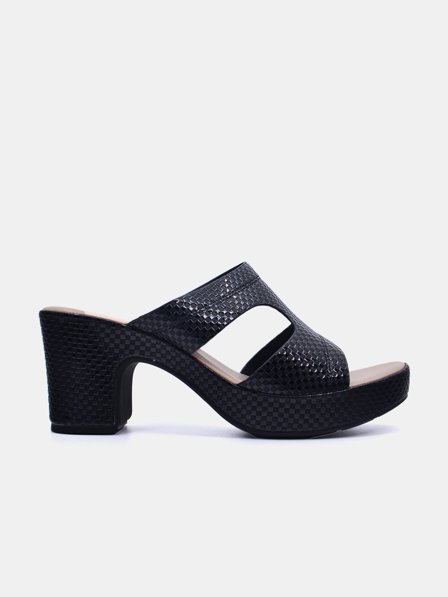 Michelle Morgan 114RC25G Women's Heeled Sandals #color_Black