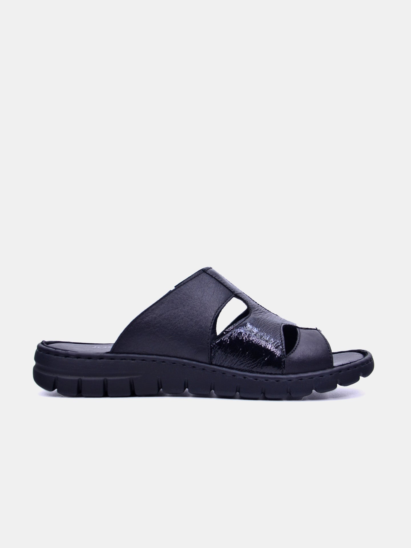 Josef Seibel 93469 Women's Flat Sandals #color_Black