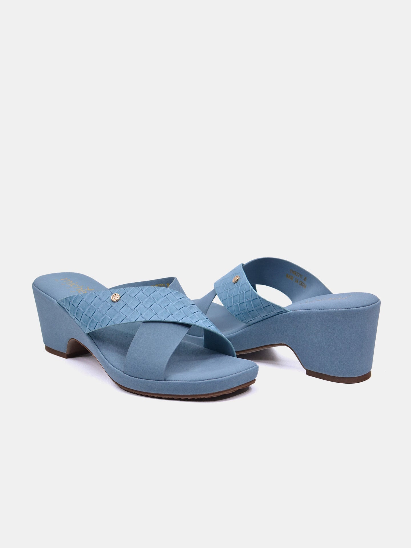 Michelle Morgan 114RJ211 Women's Heeled Sandals #color_Blue