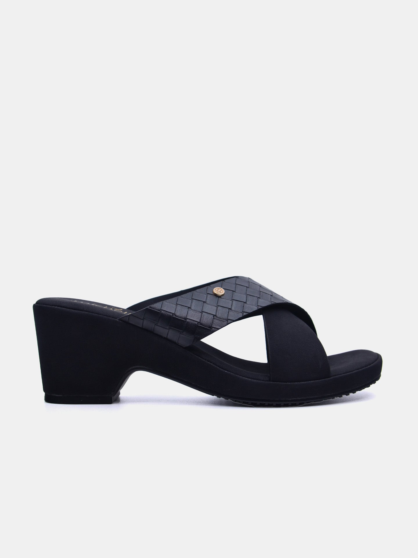 Michelle Morgan 114RJ211 Women's Heeled Sandals #color_Black