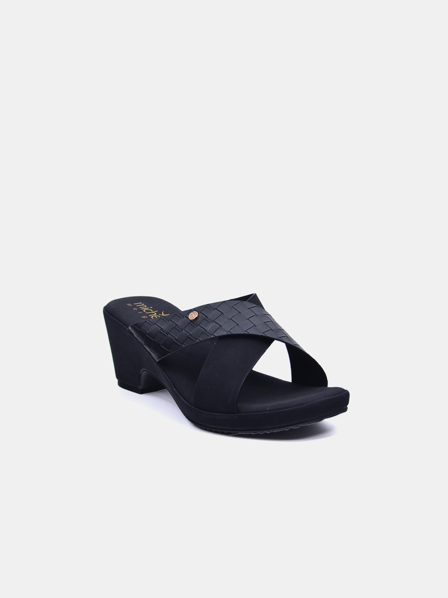 Michelle Morgan 114RJ211 Women's Heeled Sandals #color_Black