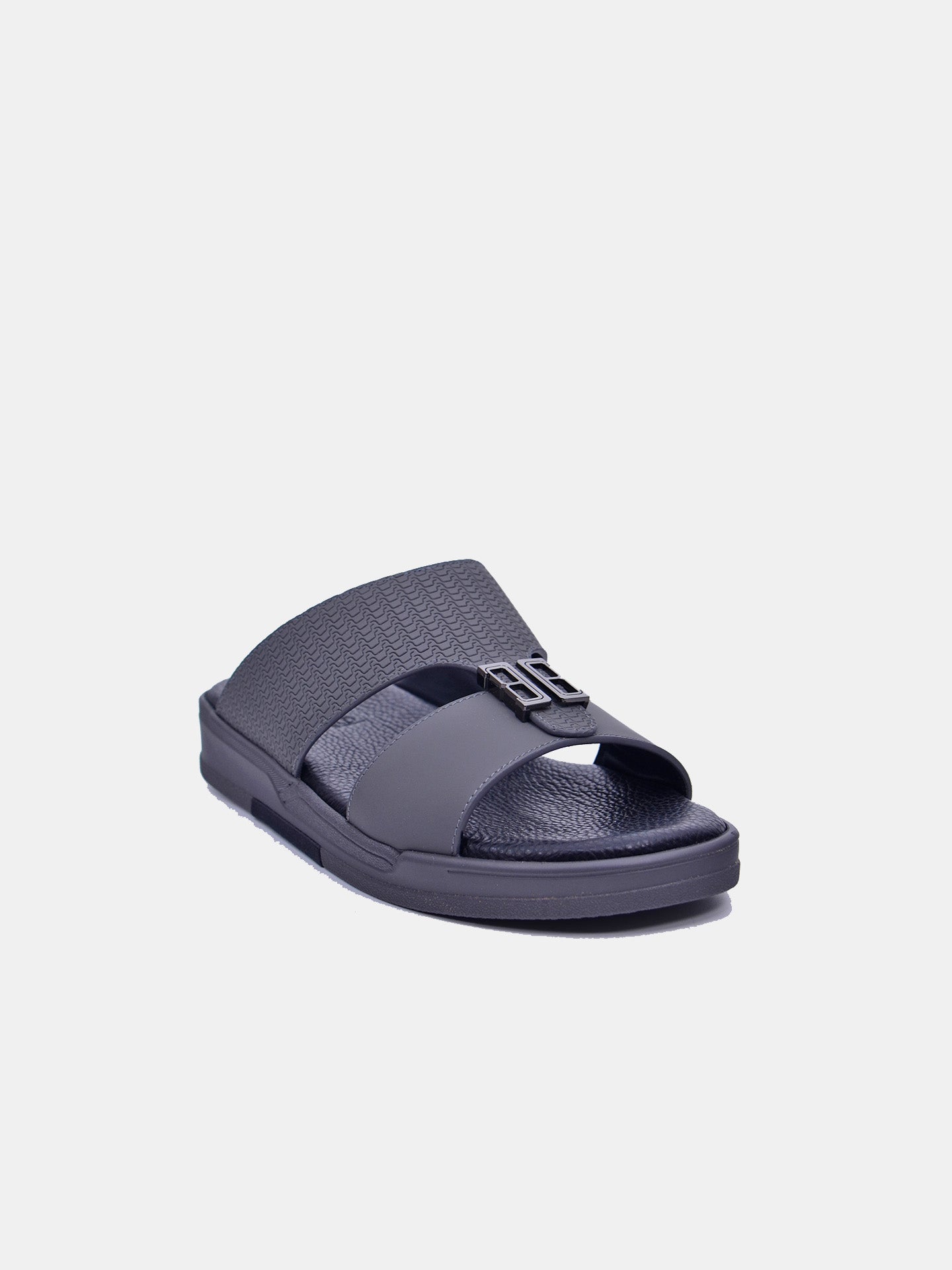 Barjeel Uno MSA-104 Boys Arabic Sandals #color_Grey