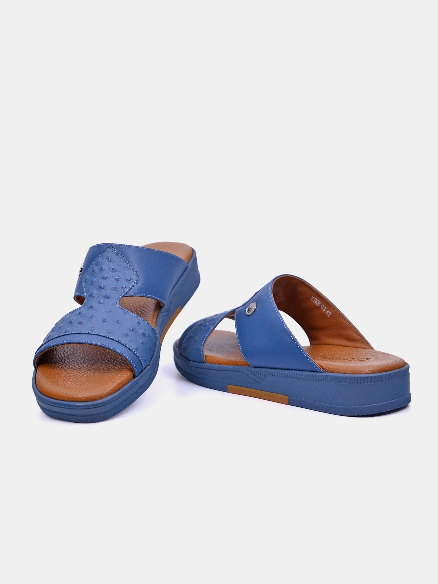 Barjeel Uno VTKB-03 Men's Arabic Sandals #color_Blue