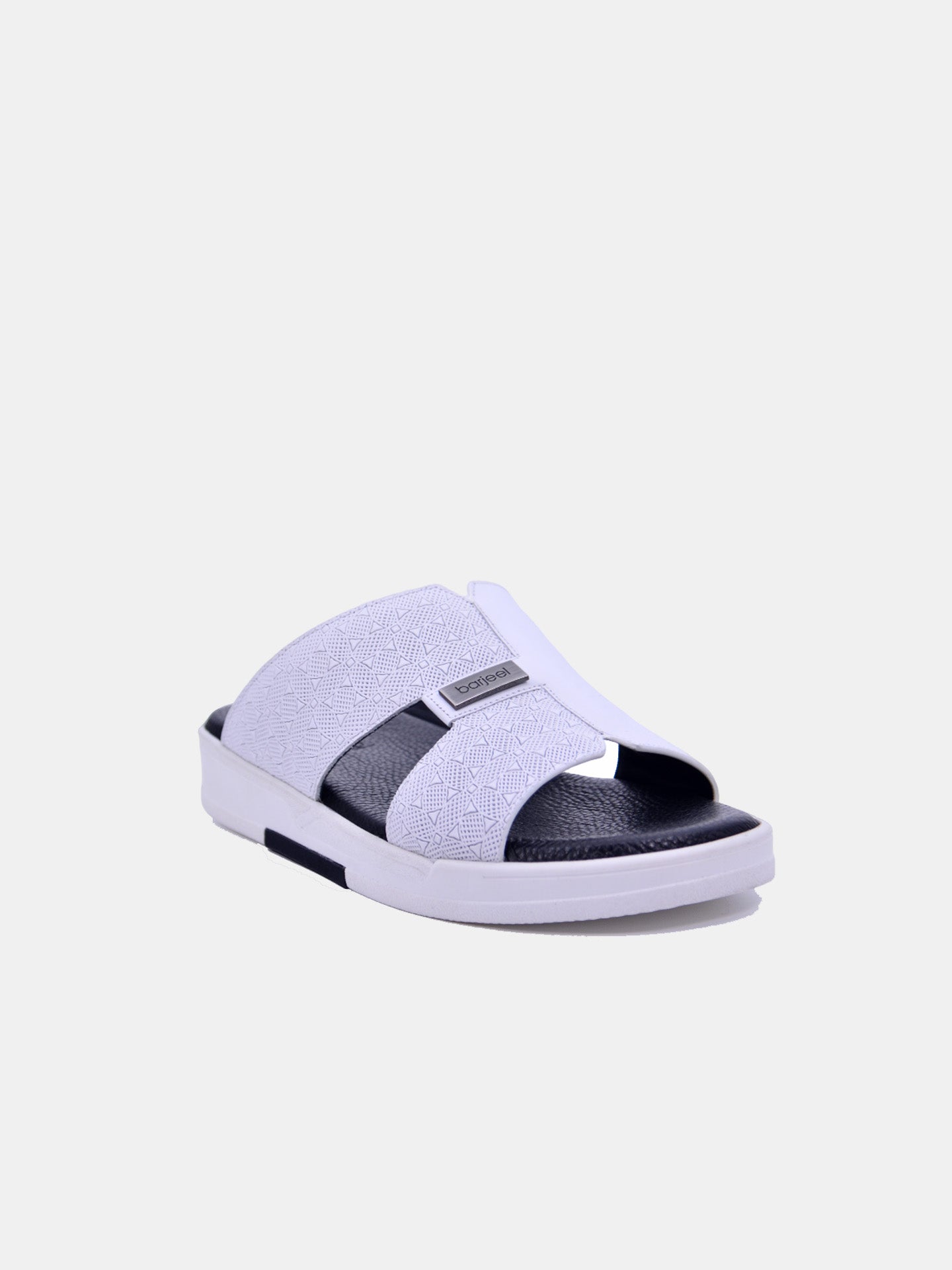 Barjeel Uno MSA-116 Men's Arabic Sandals #color_White