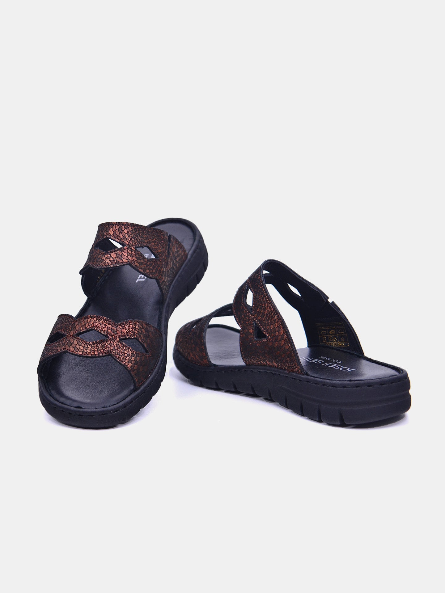 Josef Seibel 93466 Women's Flat Sandals #color_Brown